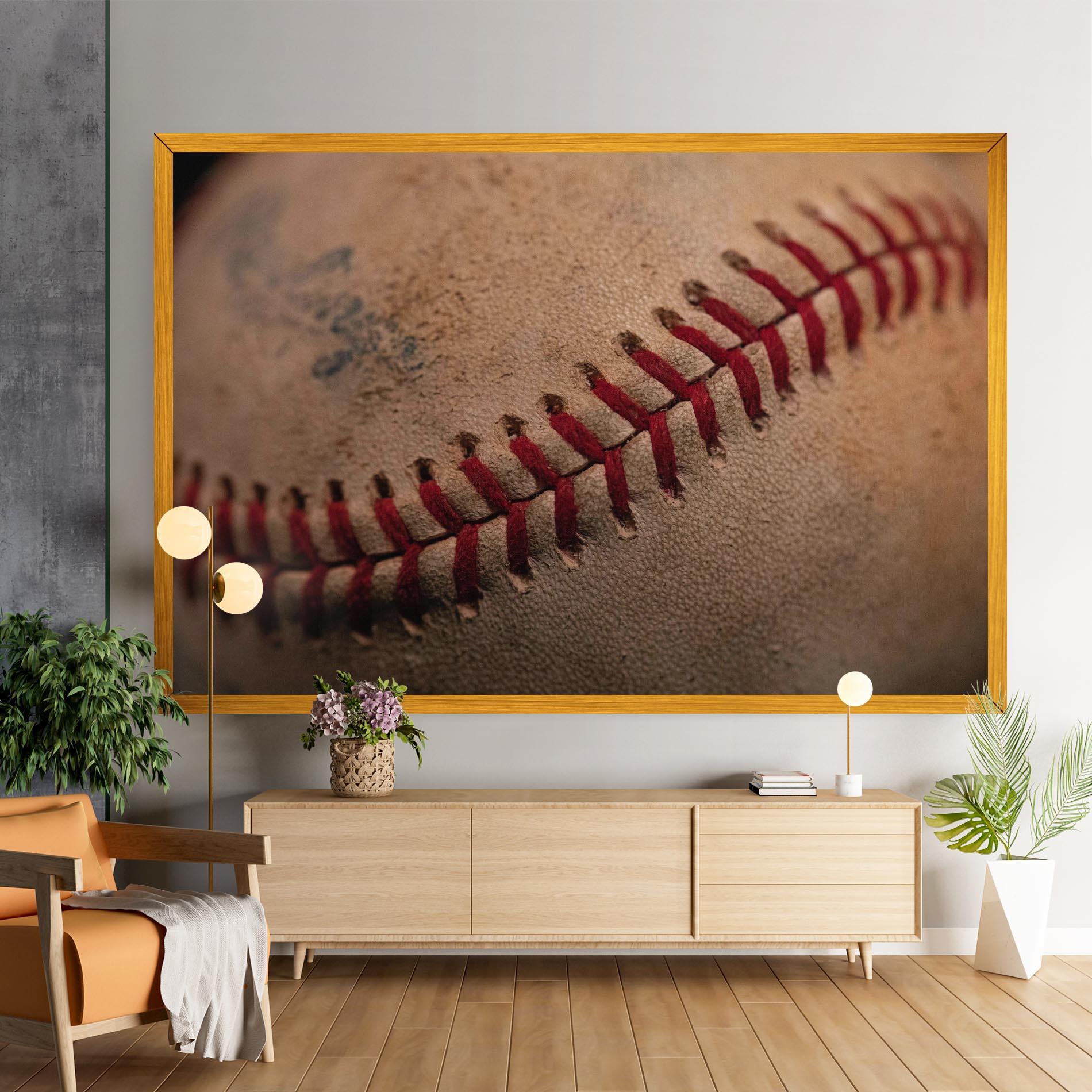 Картина на платно Baseball Ball Close Up mockup 9