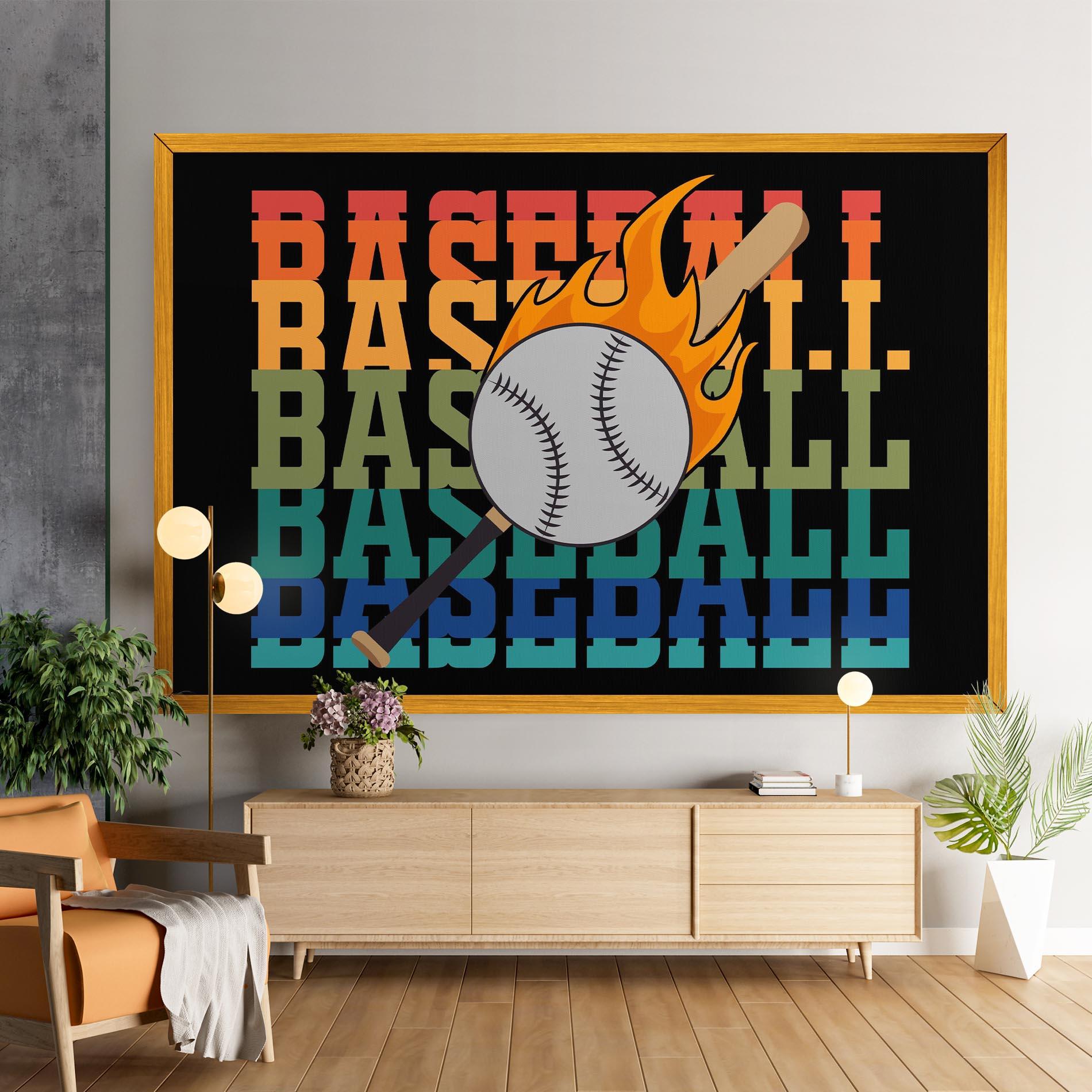 Картина на платно Baseball Color mockup 9