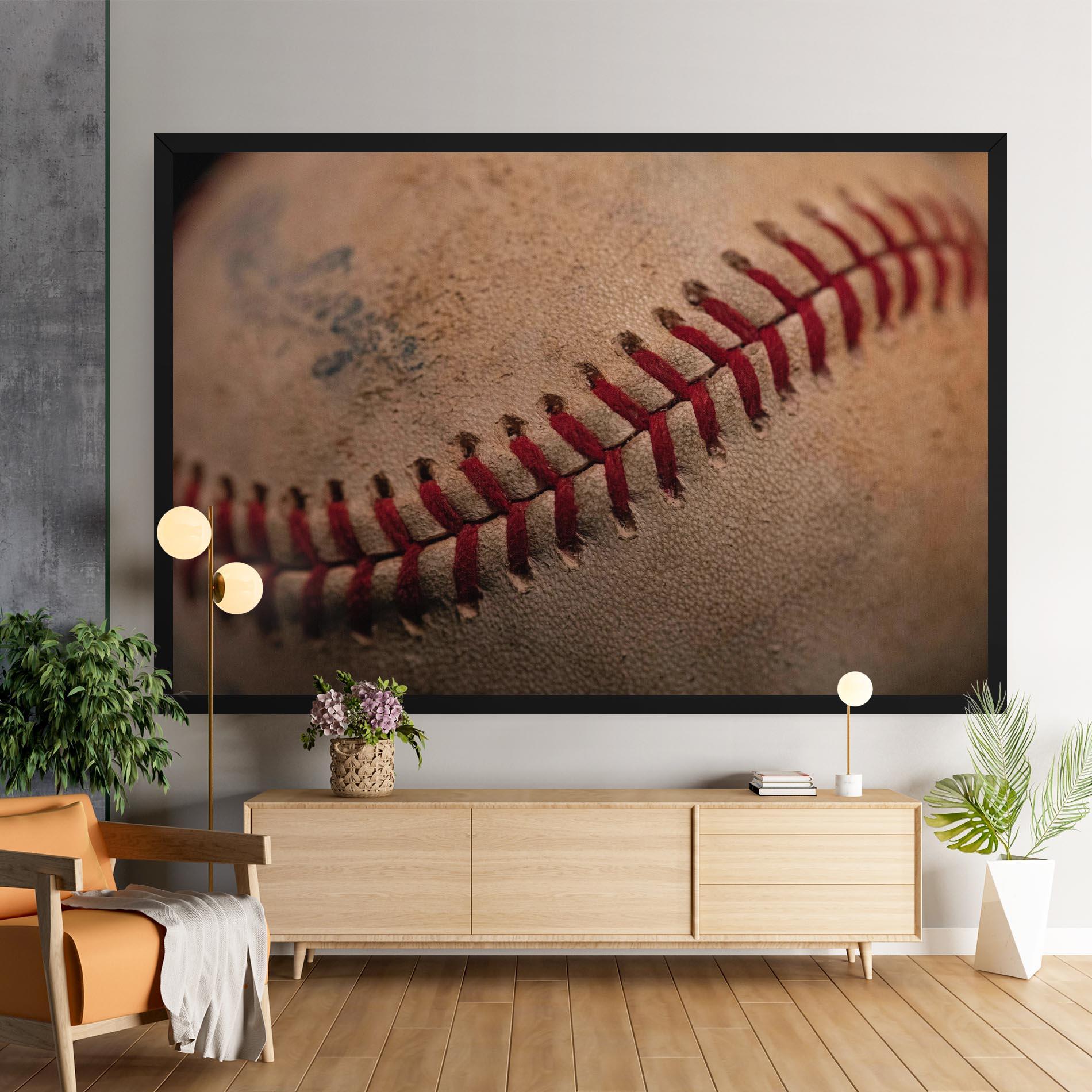 Картина на платно Baseball Ball Close Up mockup 9