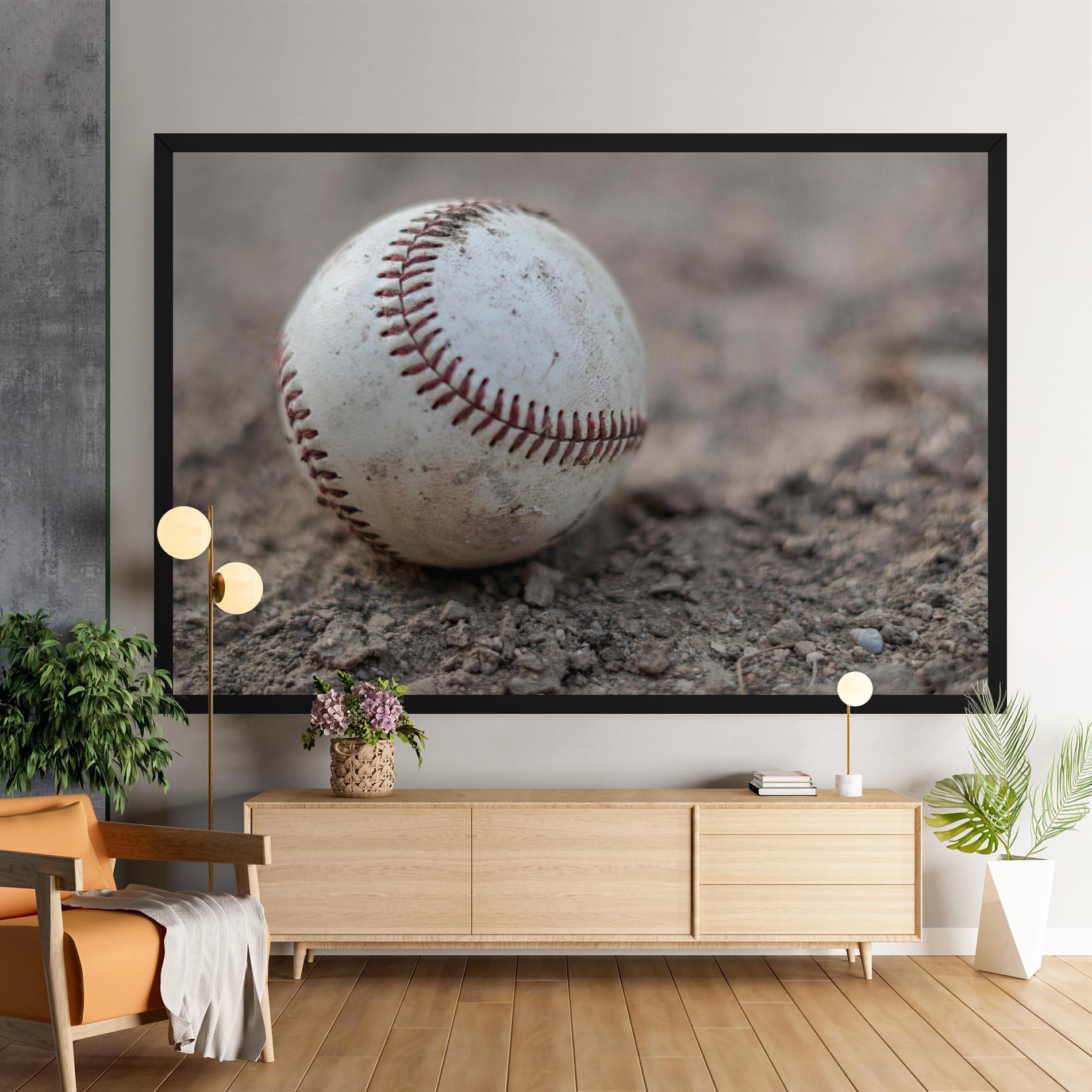 Картина на платно Dusty Baseball Ball mockup 9