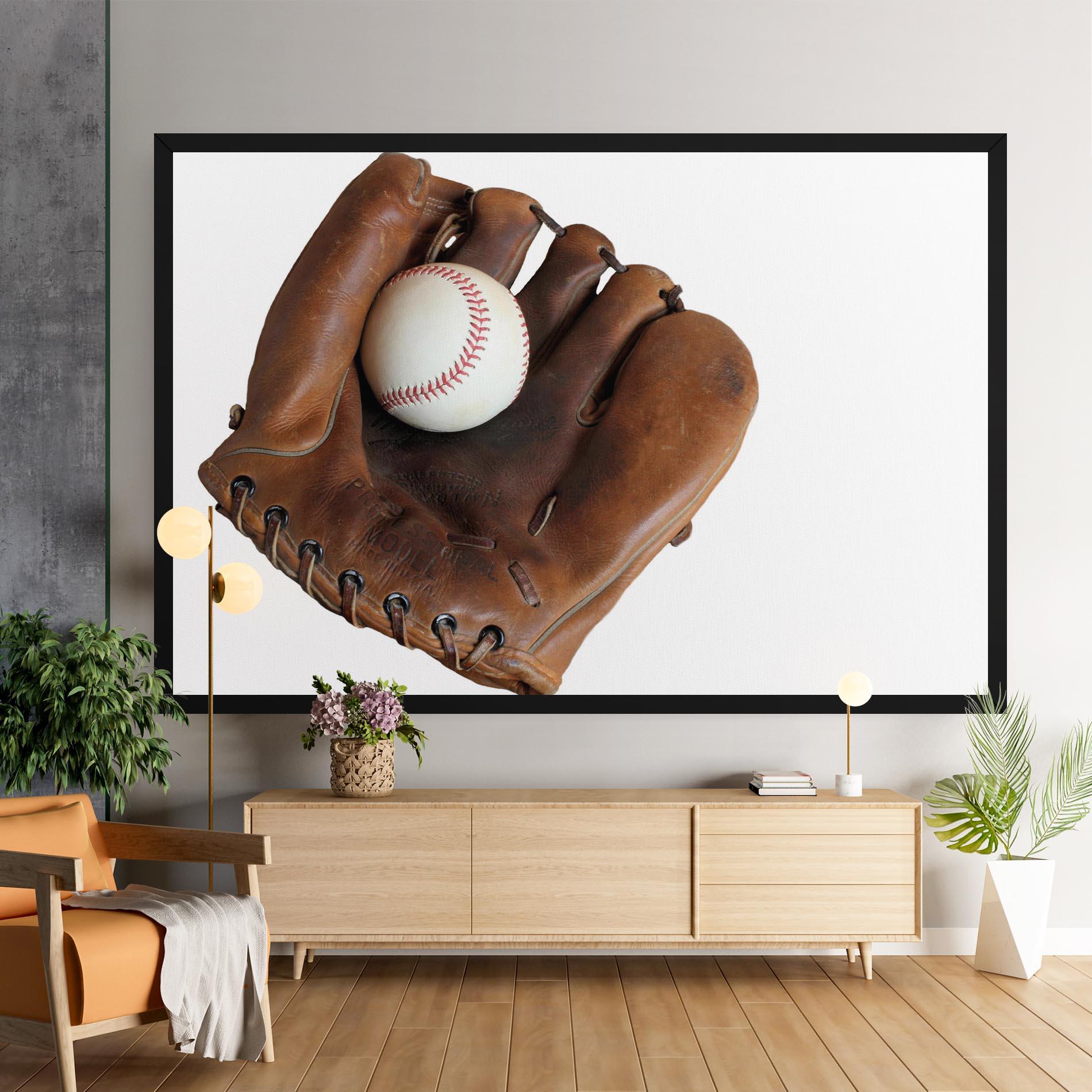 Картина на платно Holding Baseball Ball mockup 9