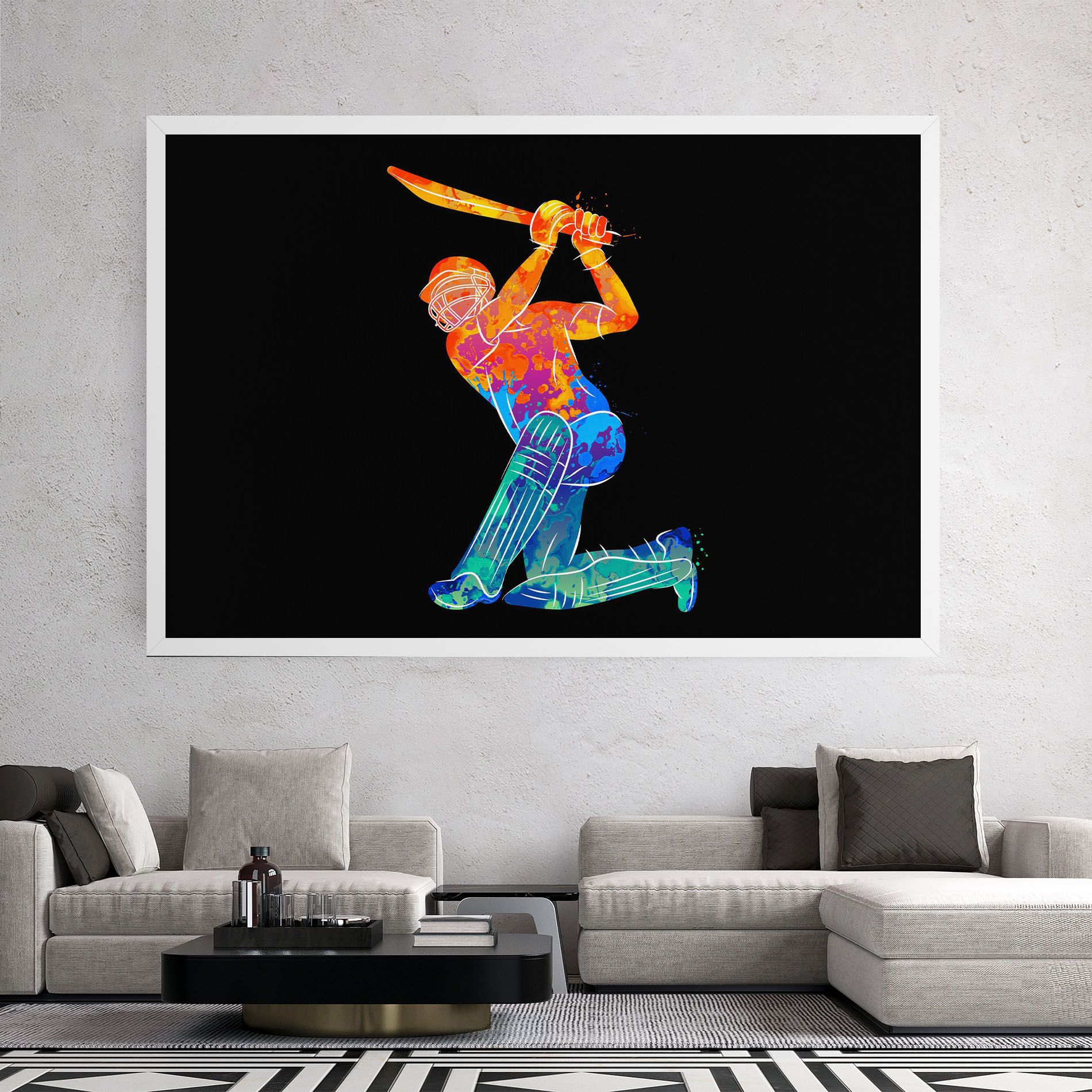 Baseball Color Art mockup 2