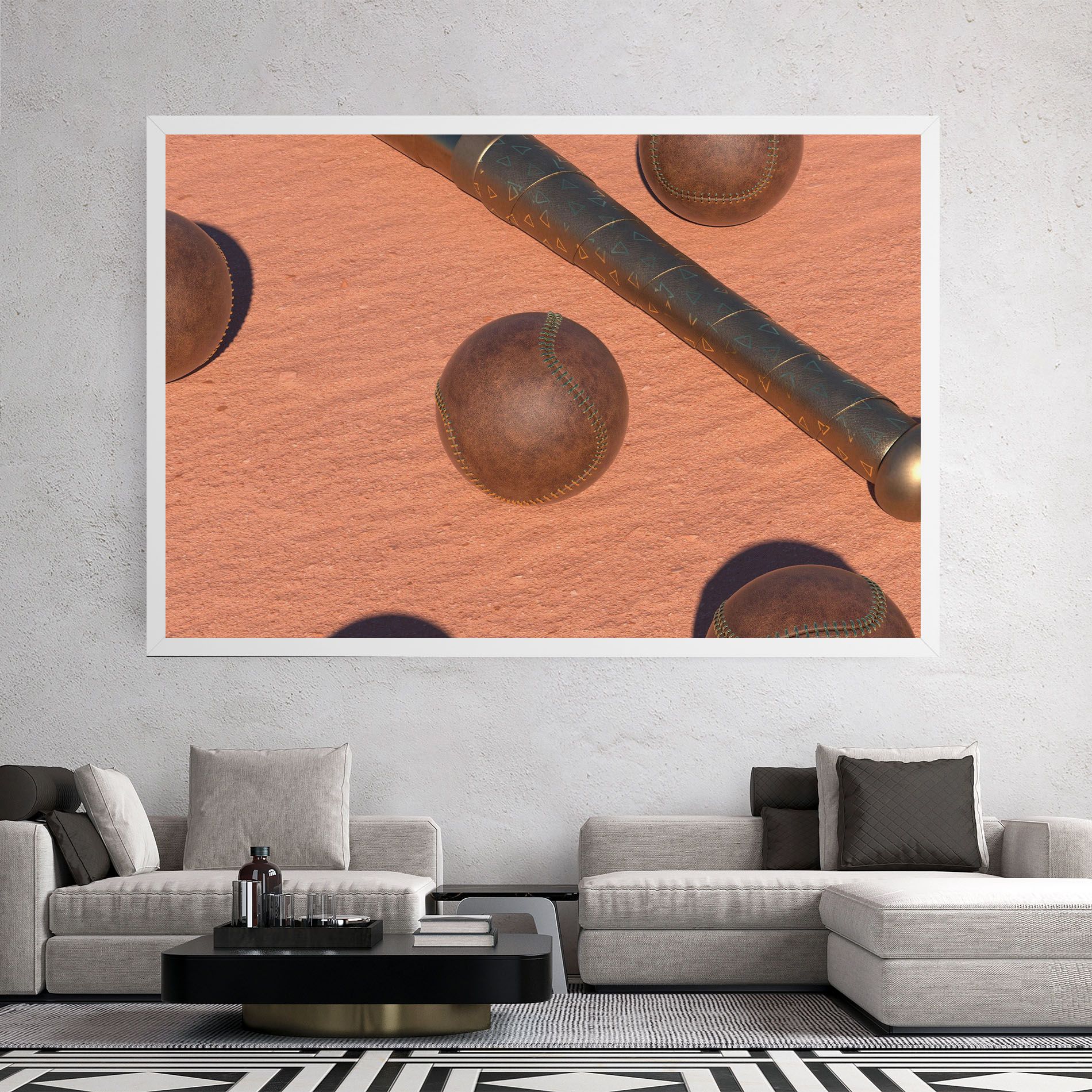 Baseball Set On Send mockup 2