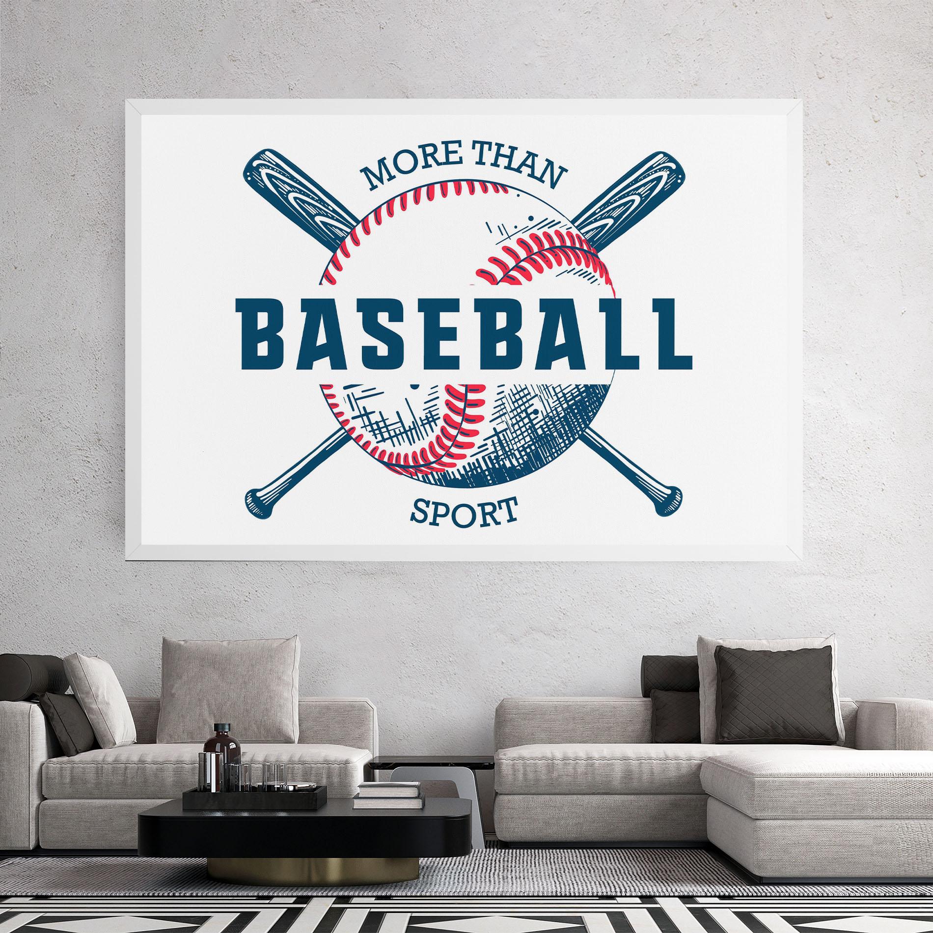 Картина на платно Baseball Sport mockup 2