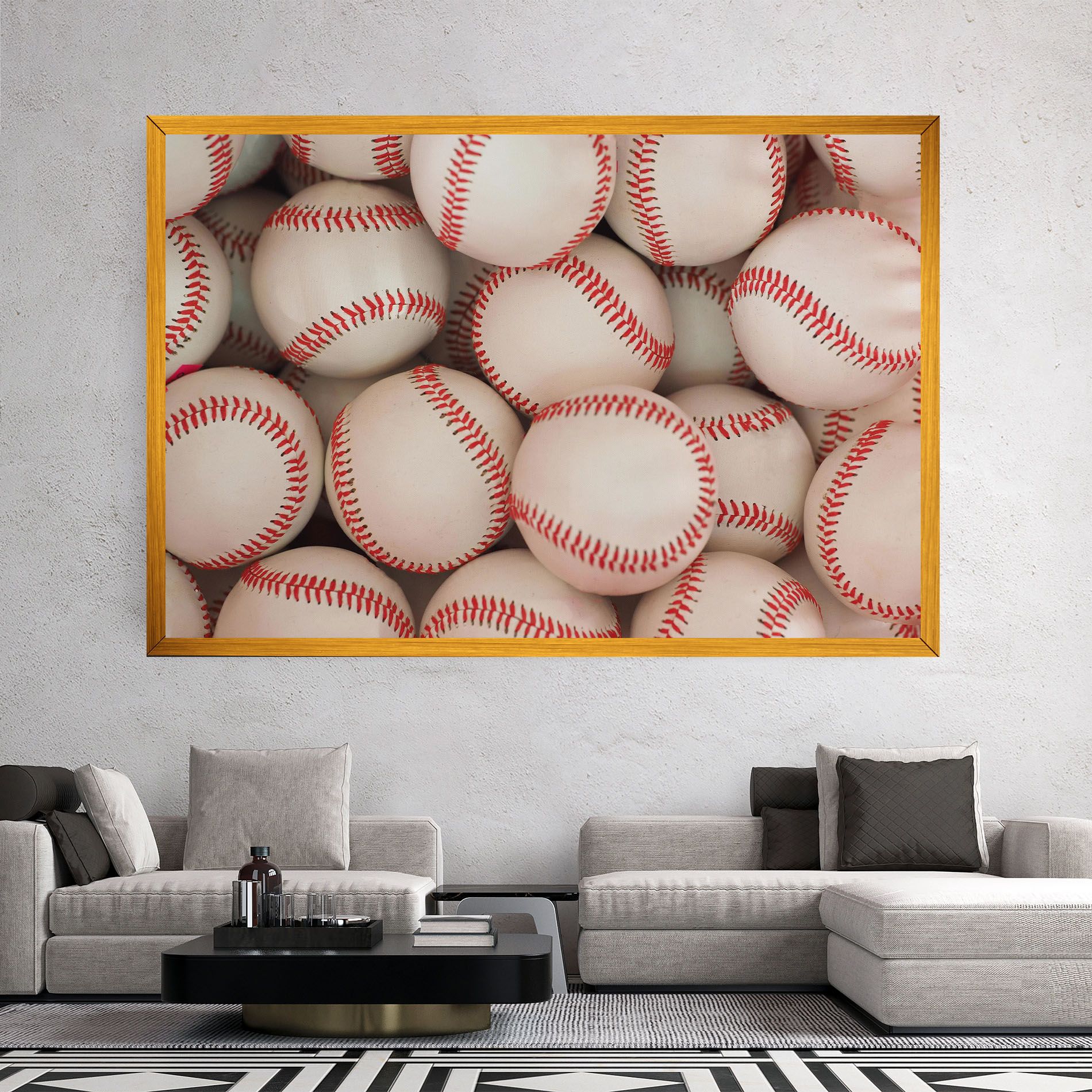 Baseball Balls Stack mockup 2
