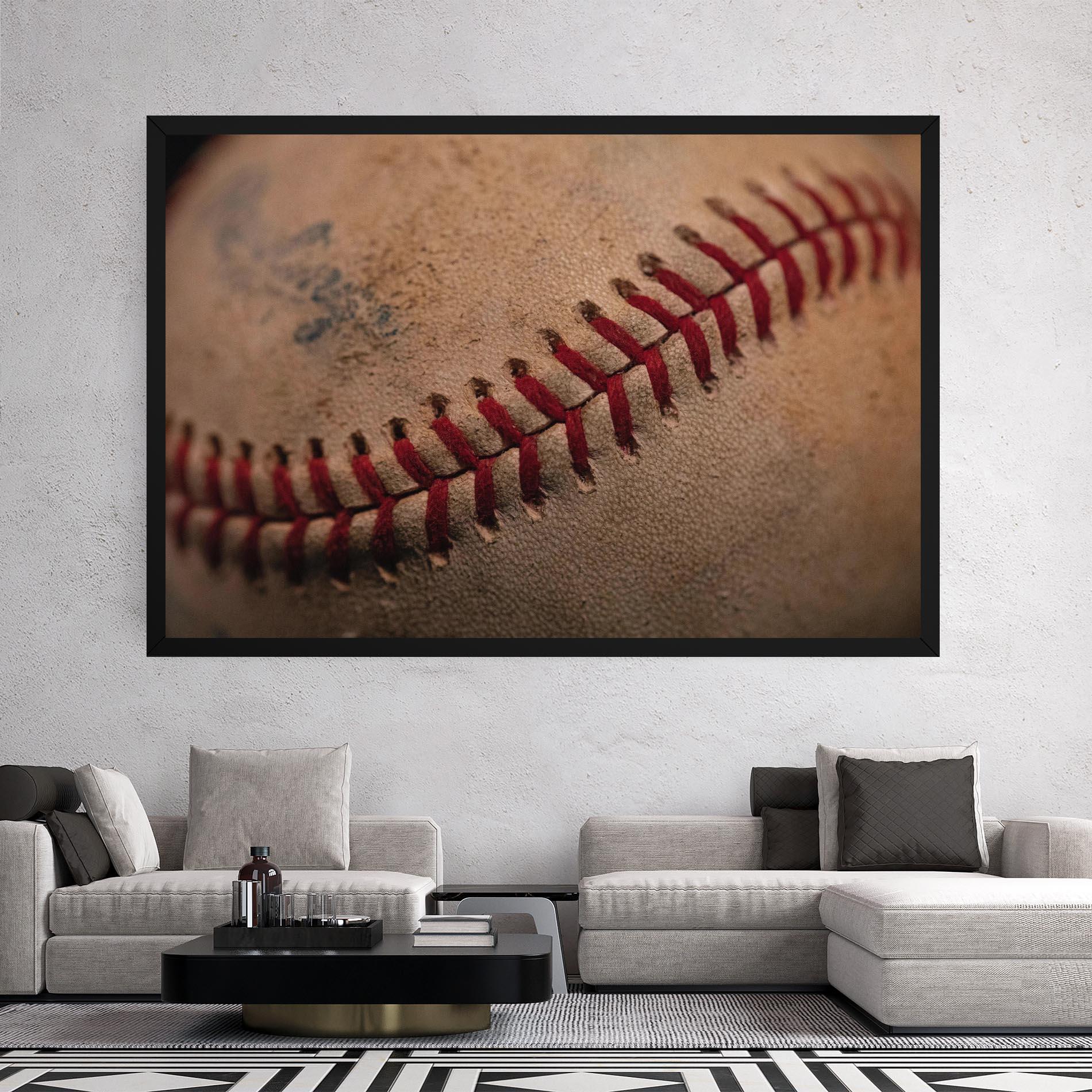 Картина на платно Baseball Ball Close Up mockup 2