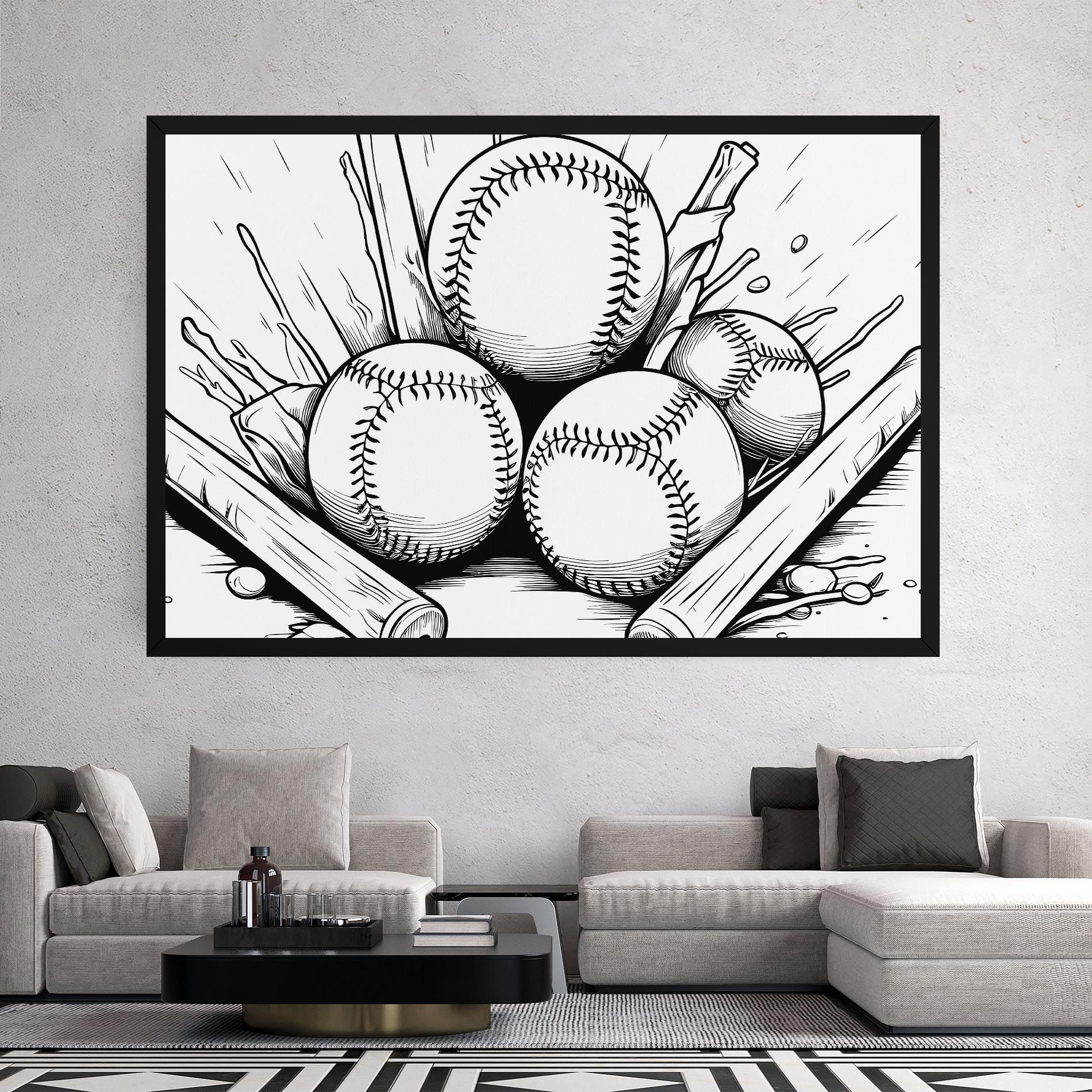 Big Baseball Ball mockup 2
