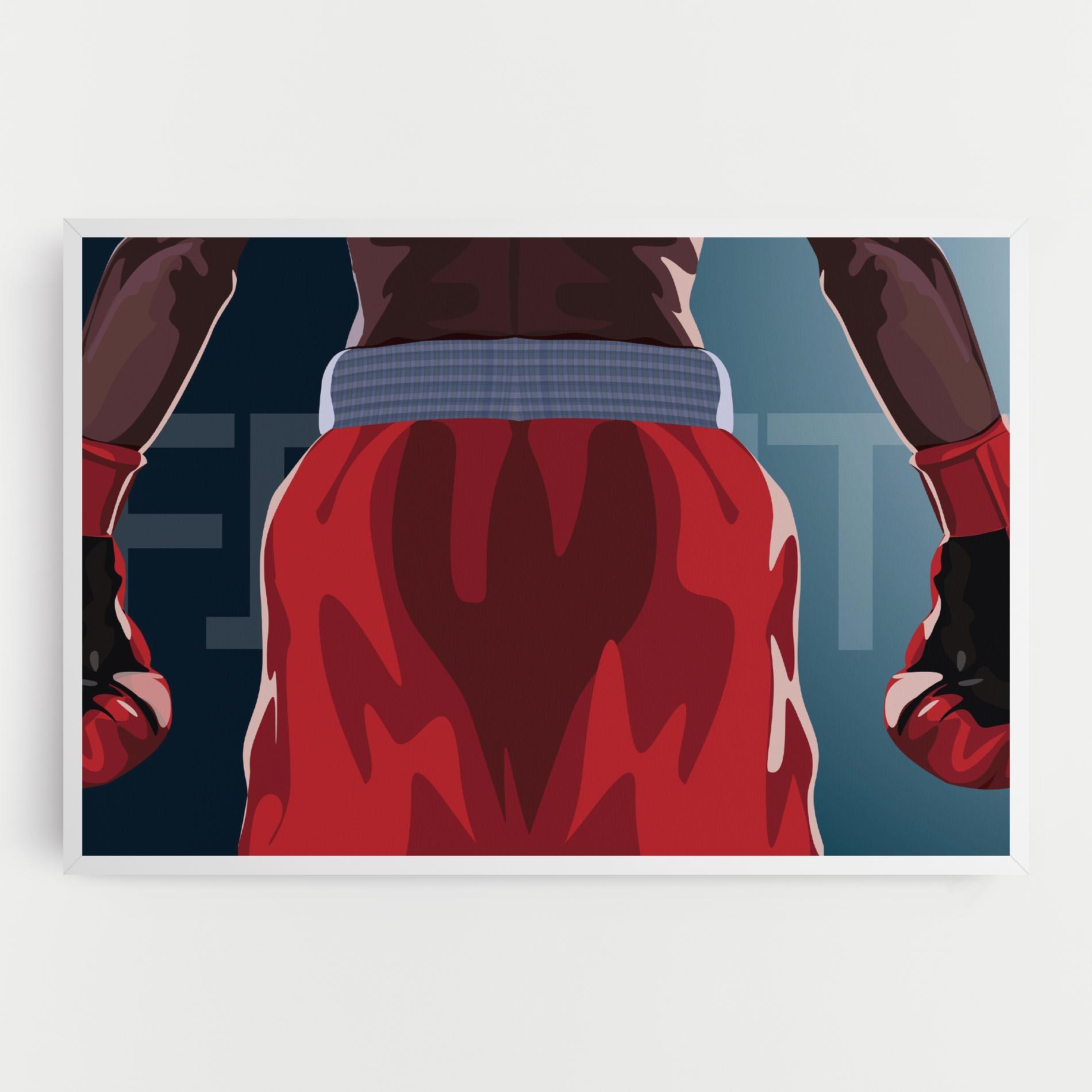 Картина на платно Fight Box mockup 0