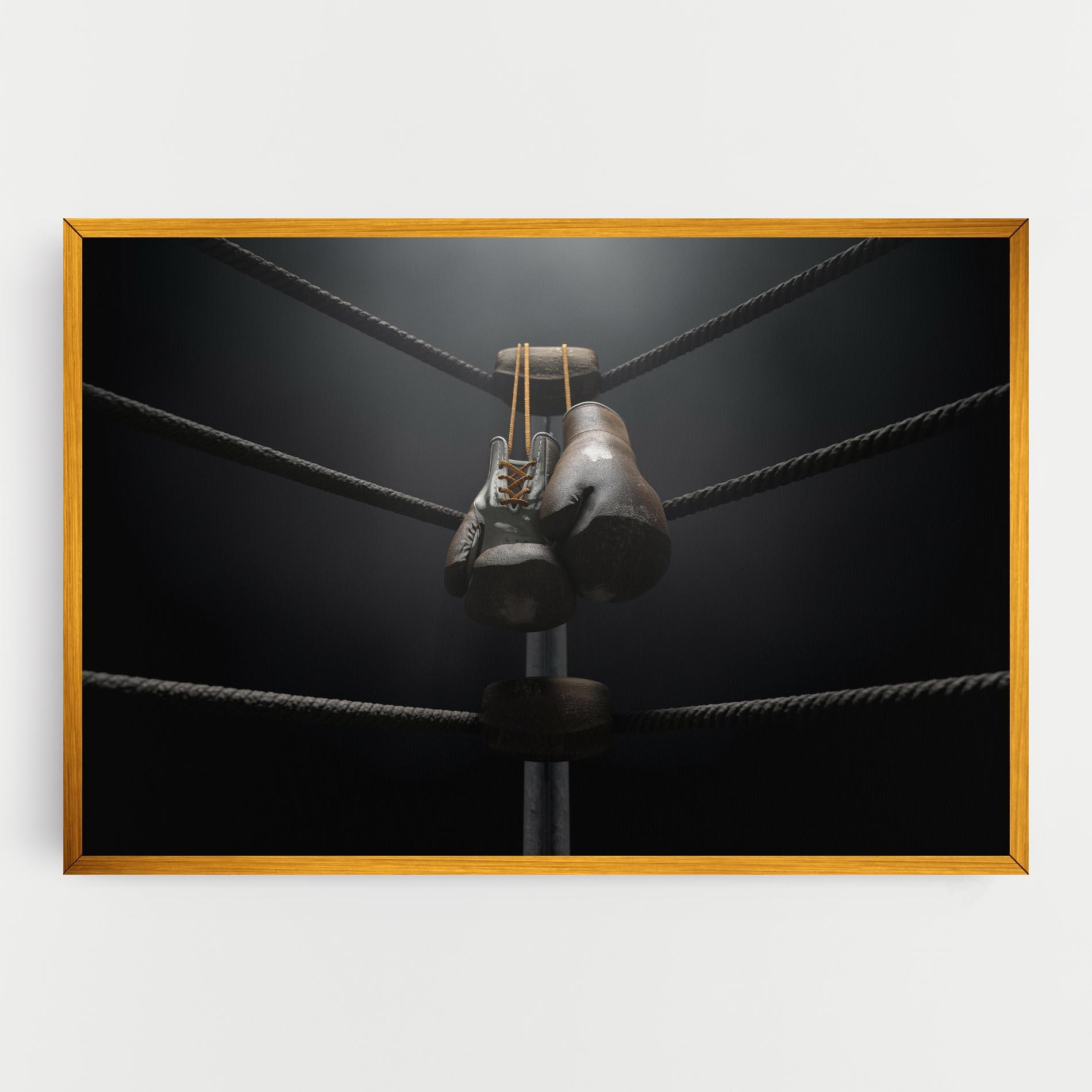 Картина на платно Black Boxing Glove mockup 0
