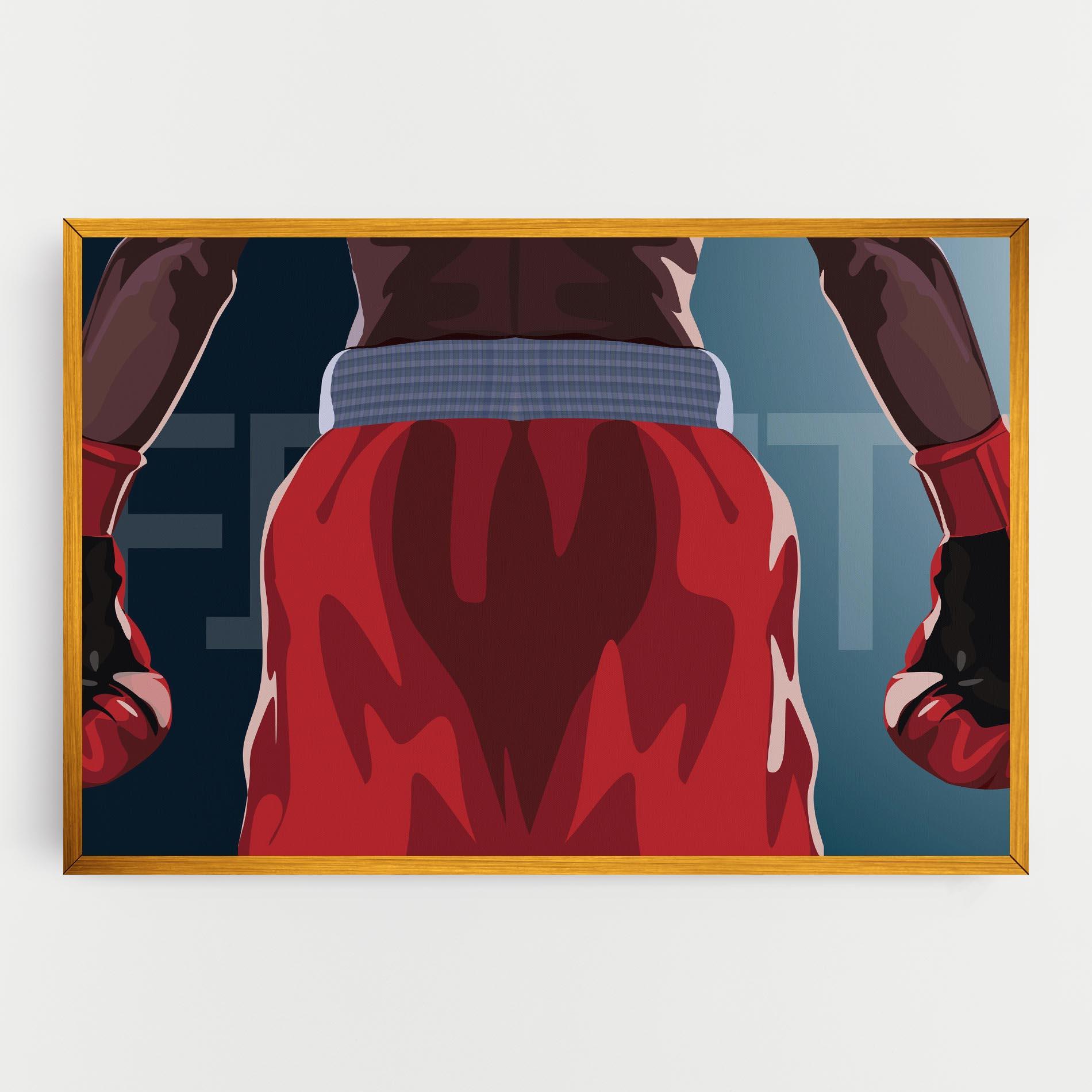 Картина на платно Fight Box mockup 0