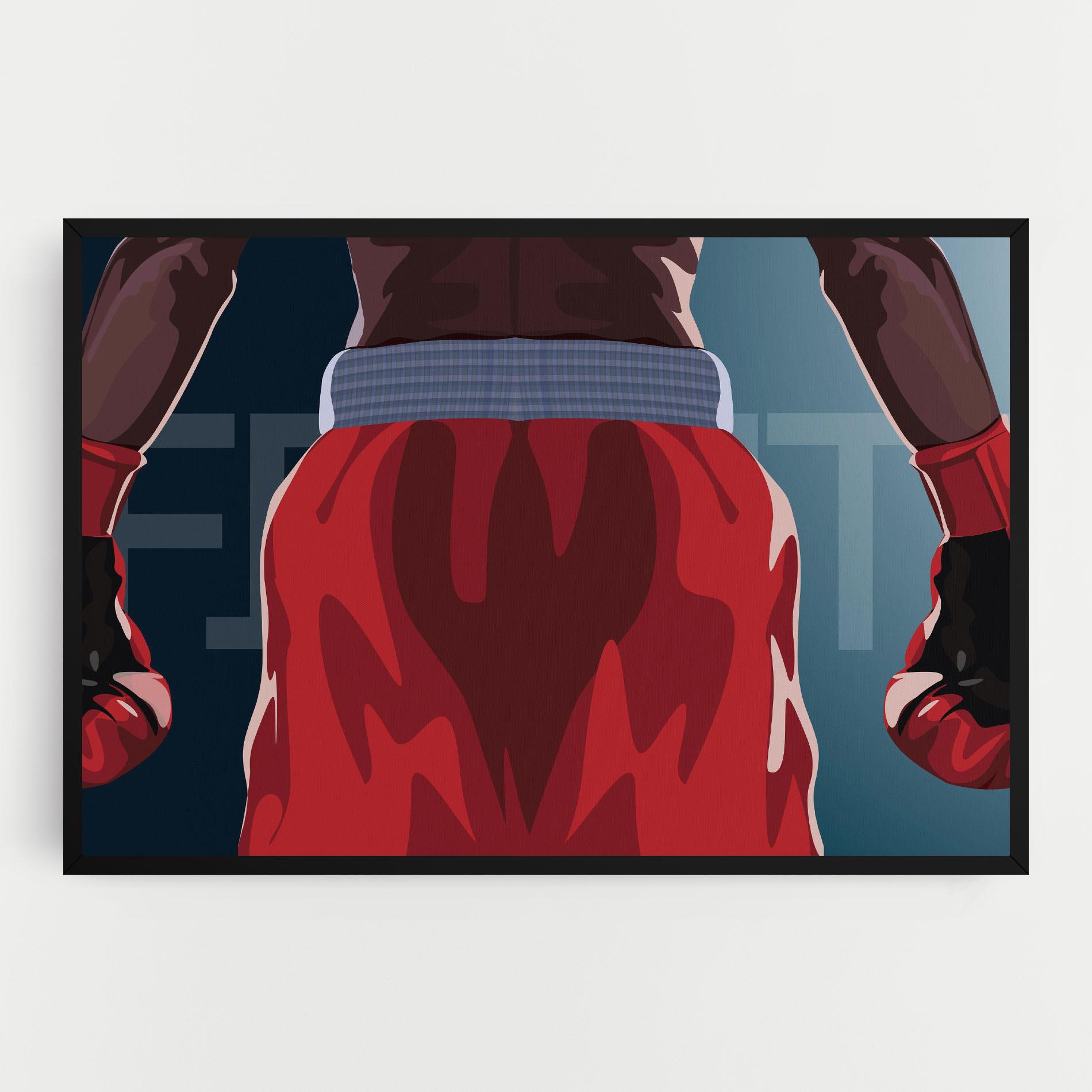 Картина на платно Fight Box mockup 0