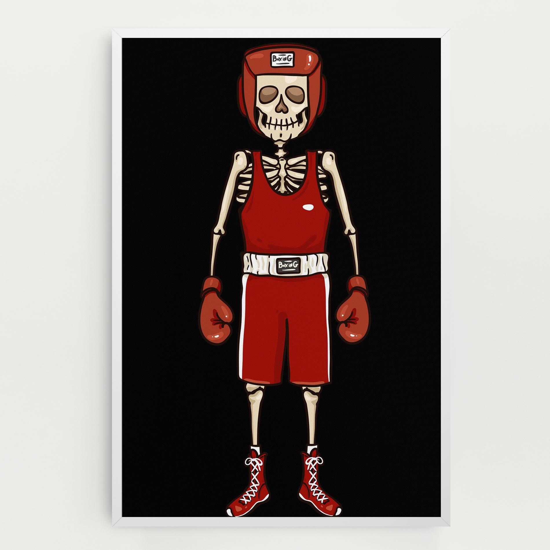 Картина на платно Bones Box mockup 0