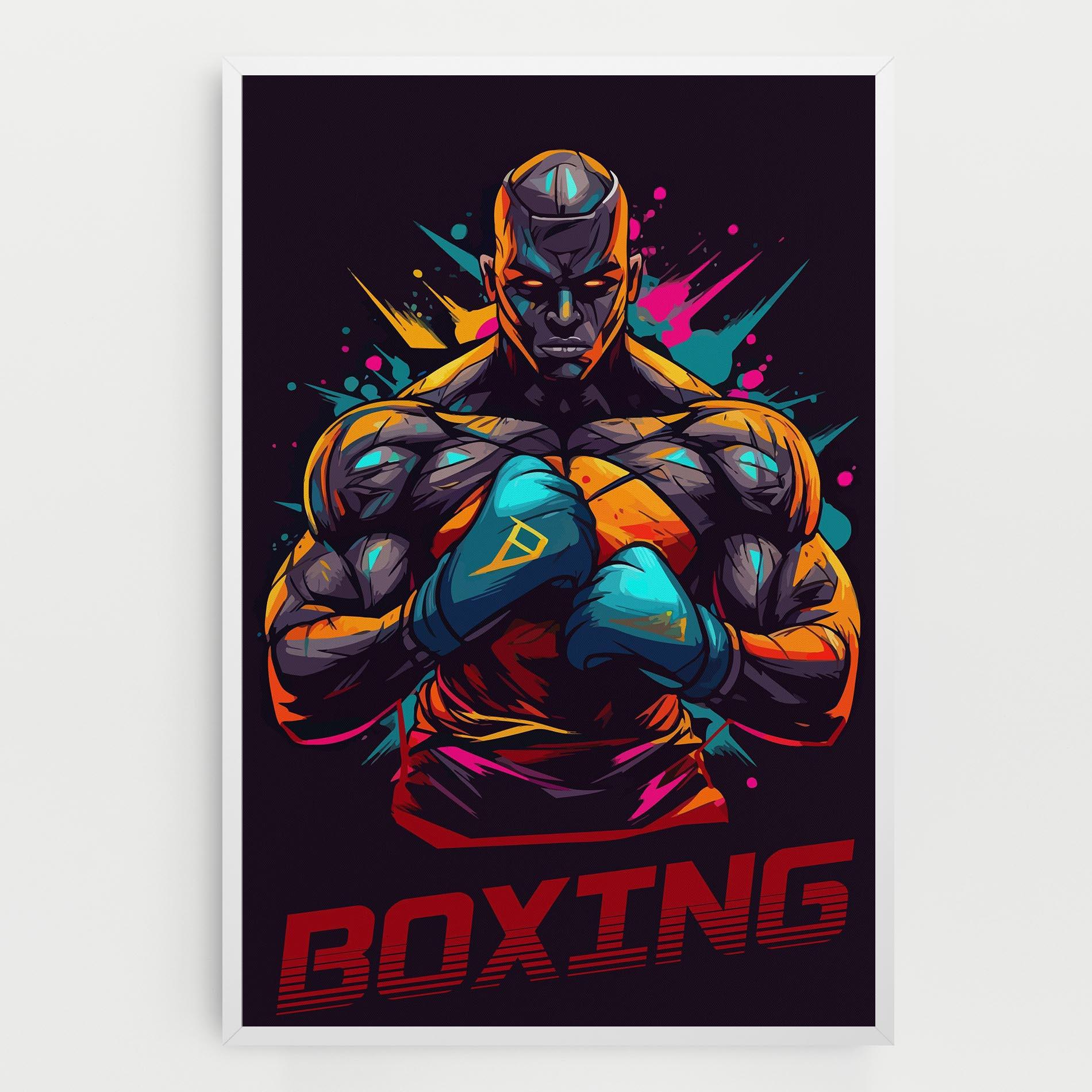 Картина на платно Boxing Strong mockup 0