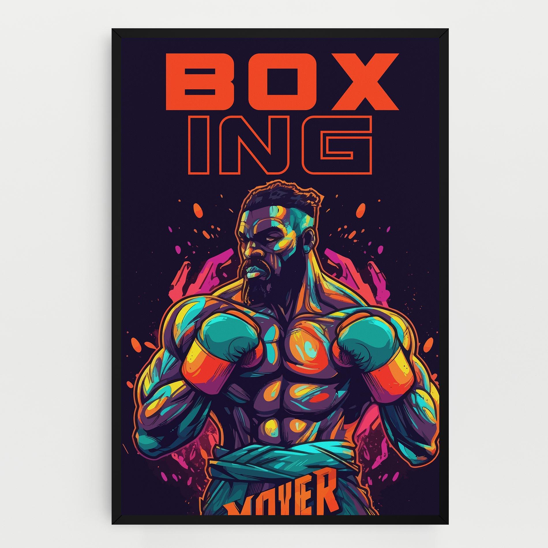 Картина на платно Box Ing mockup 0