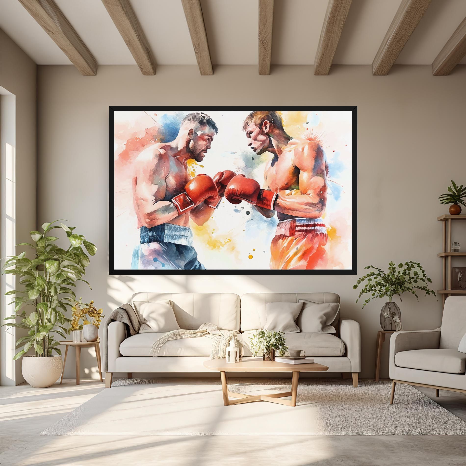 Boxing Match Art mockup 6