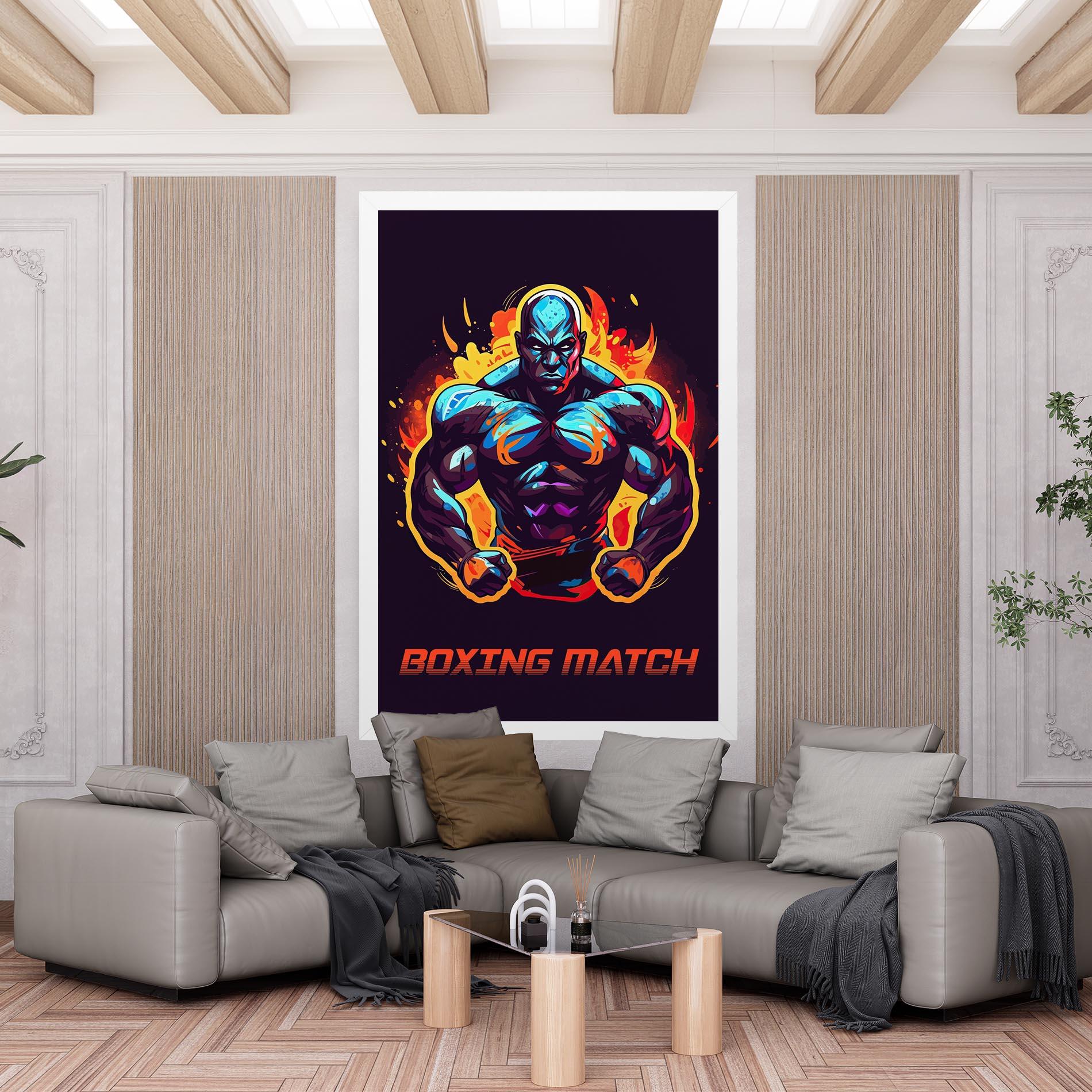 Картина на платно Boxing Strong Match mockup 6