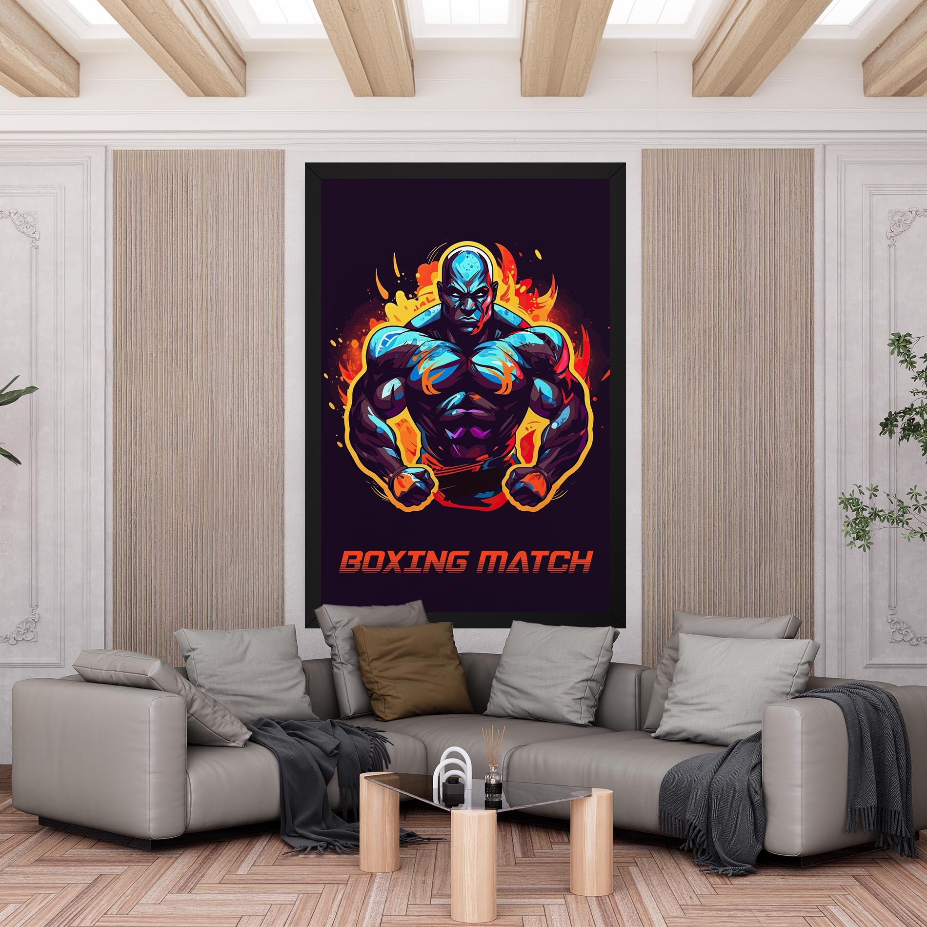 Картина на платно Boxing Strong Match mockup 6