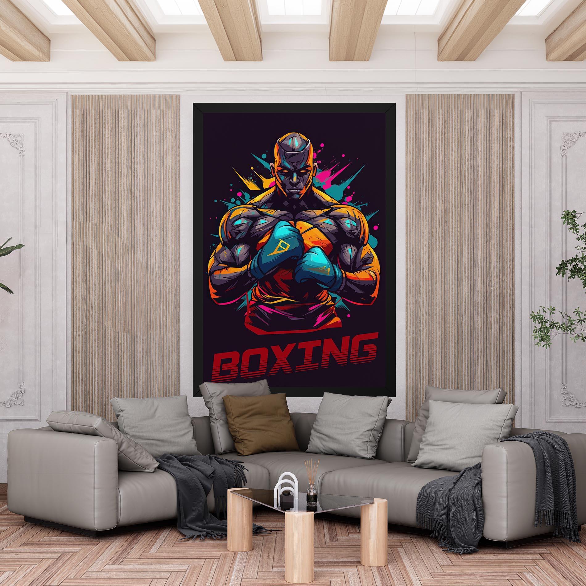 Картина на платно Boxing Strong mockup 6