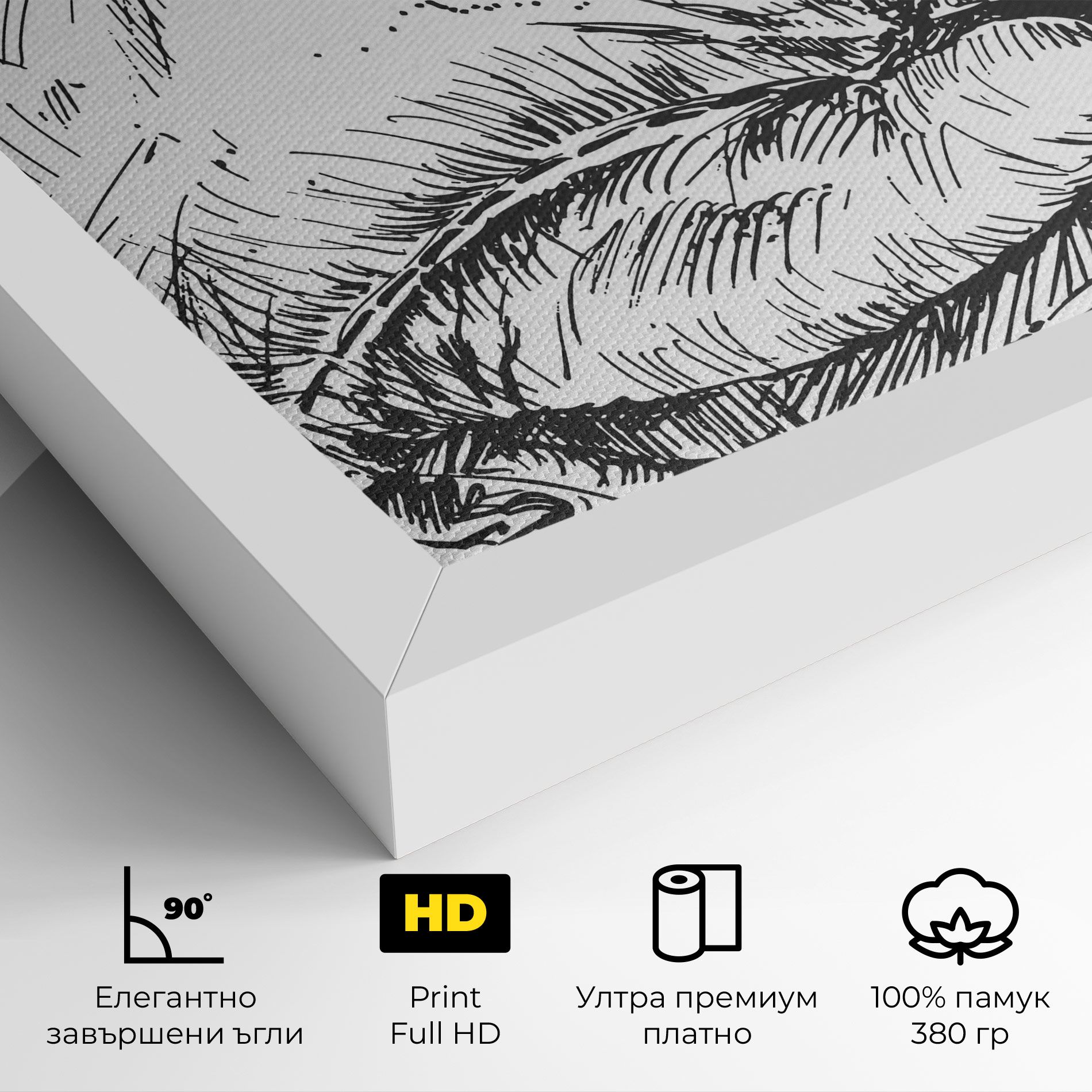 Grey Line Glove mockup 4