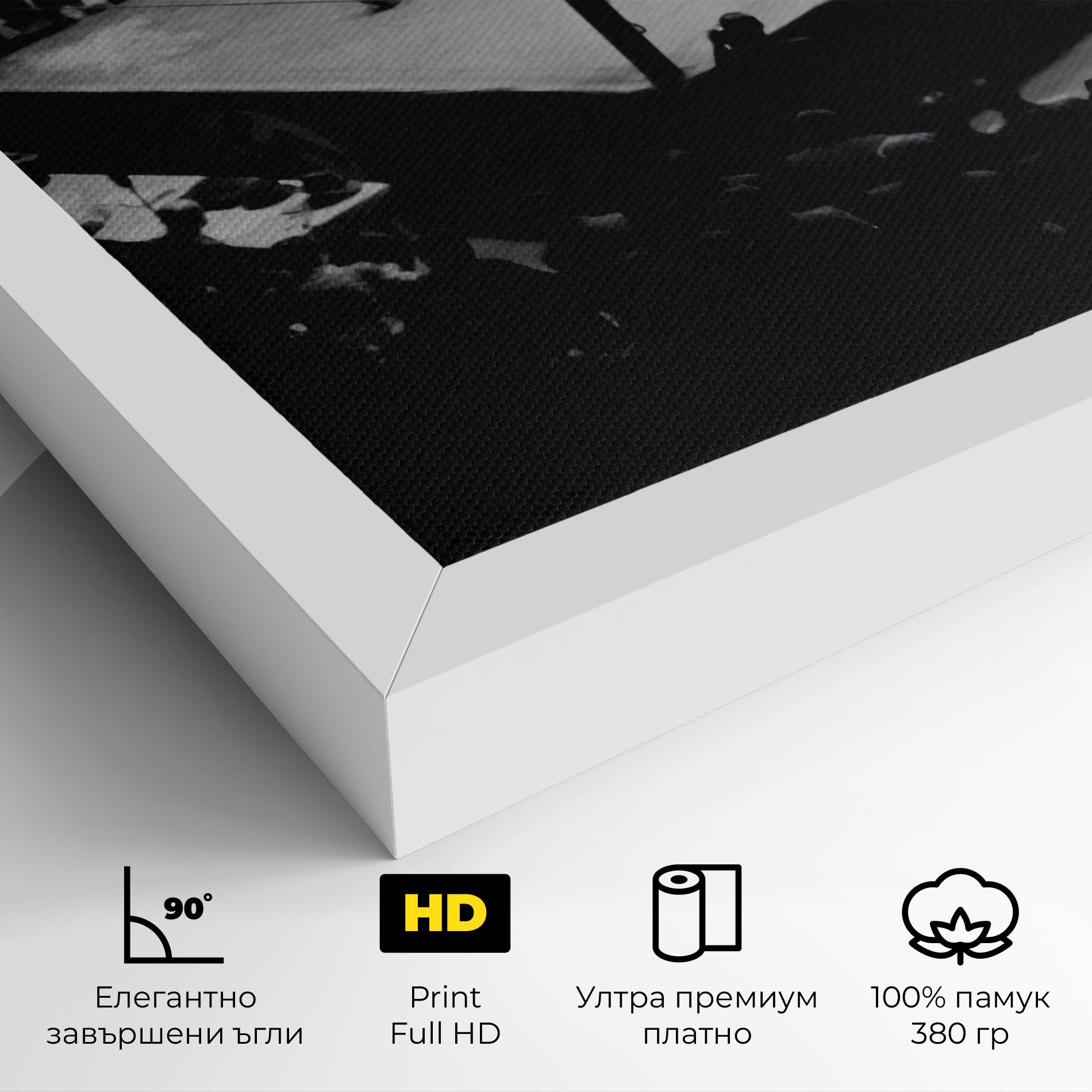 Картина на платно Grey Ring mockup 4