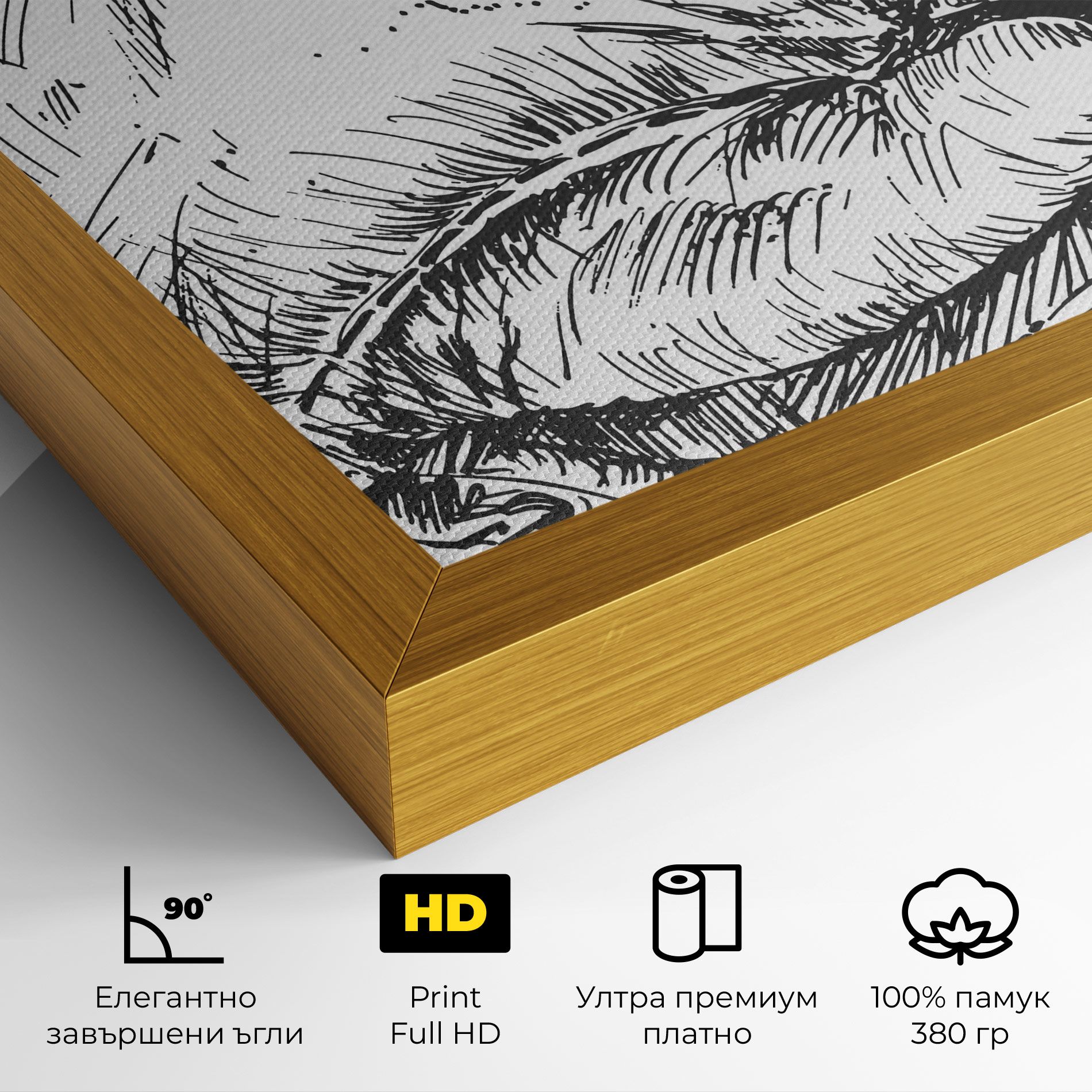 Grey Line Glove mockup 4