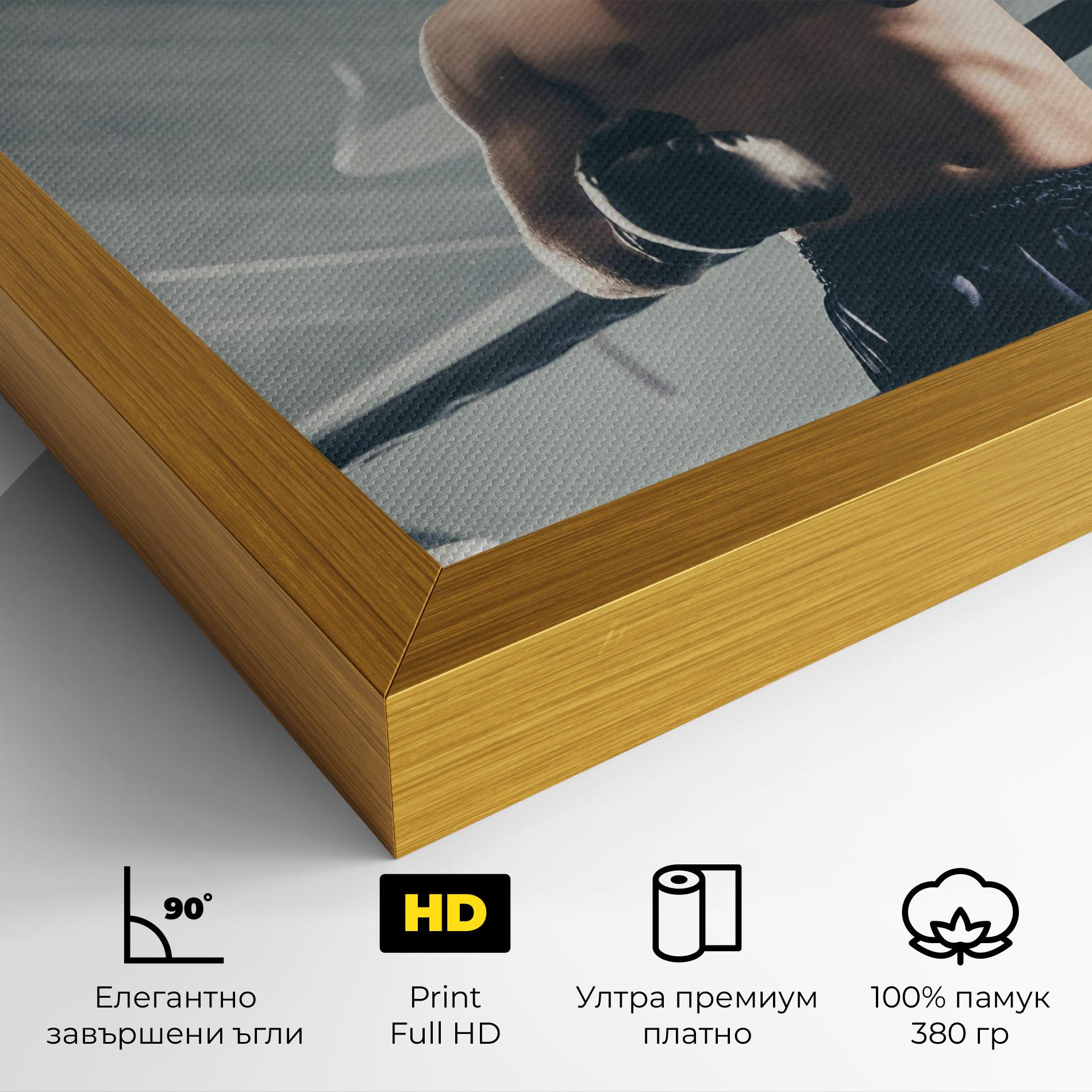 Картина на платно Knockout King mockup 4