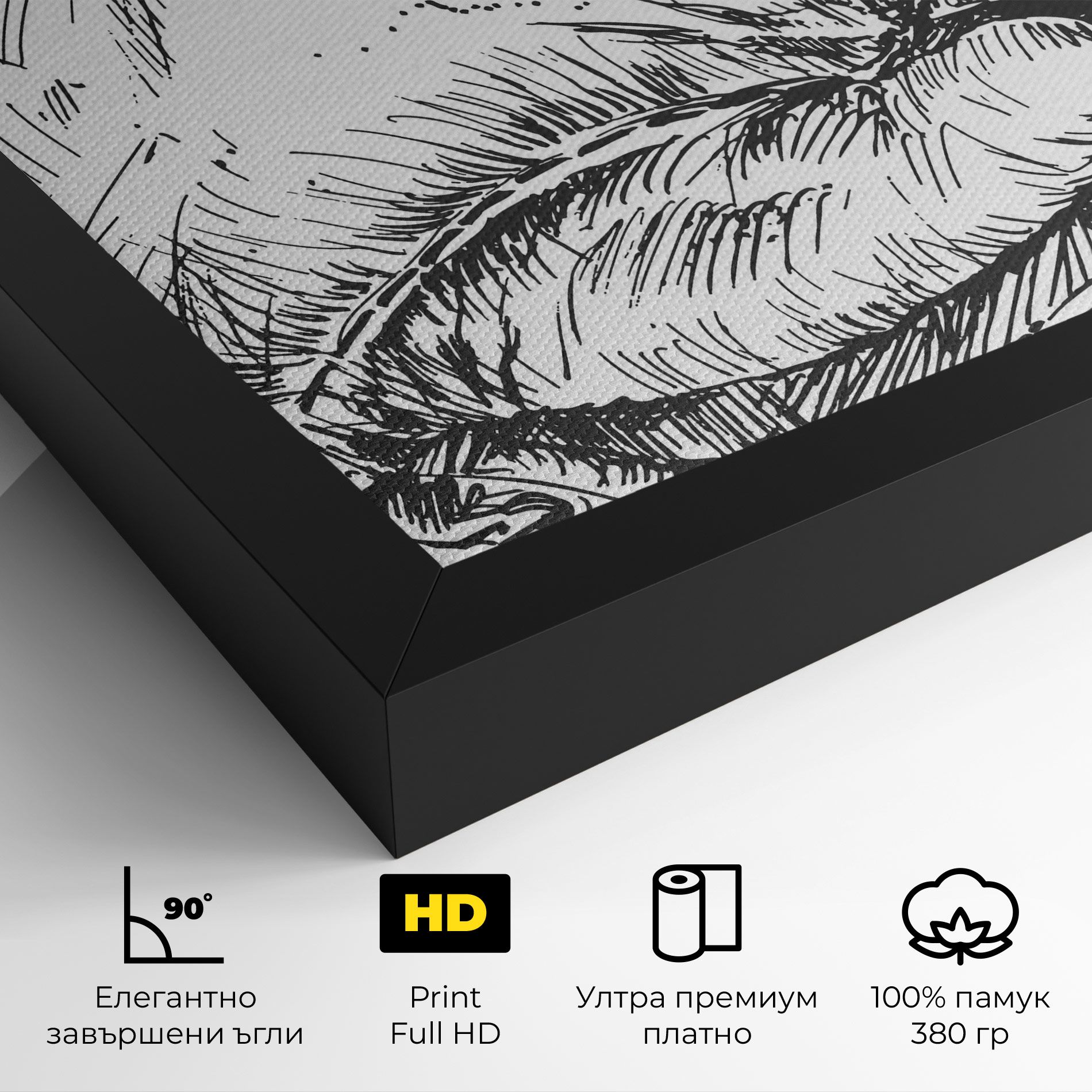 Grey Line Glove mockup 4