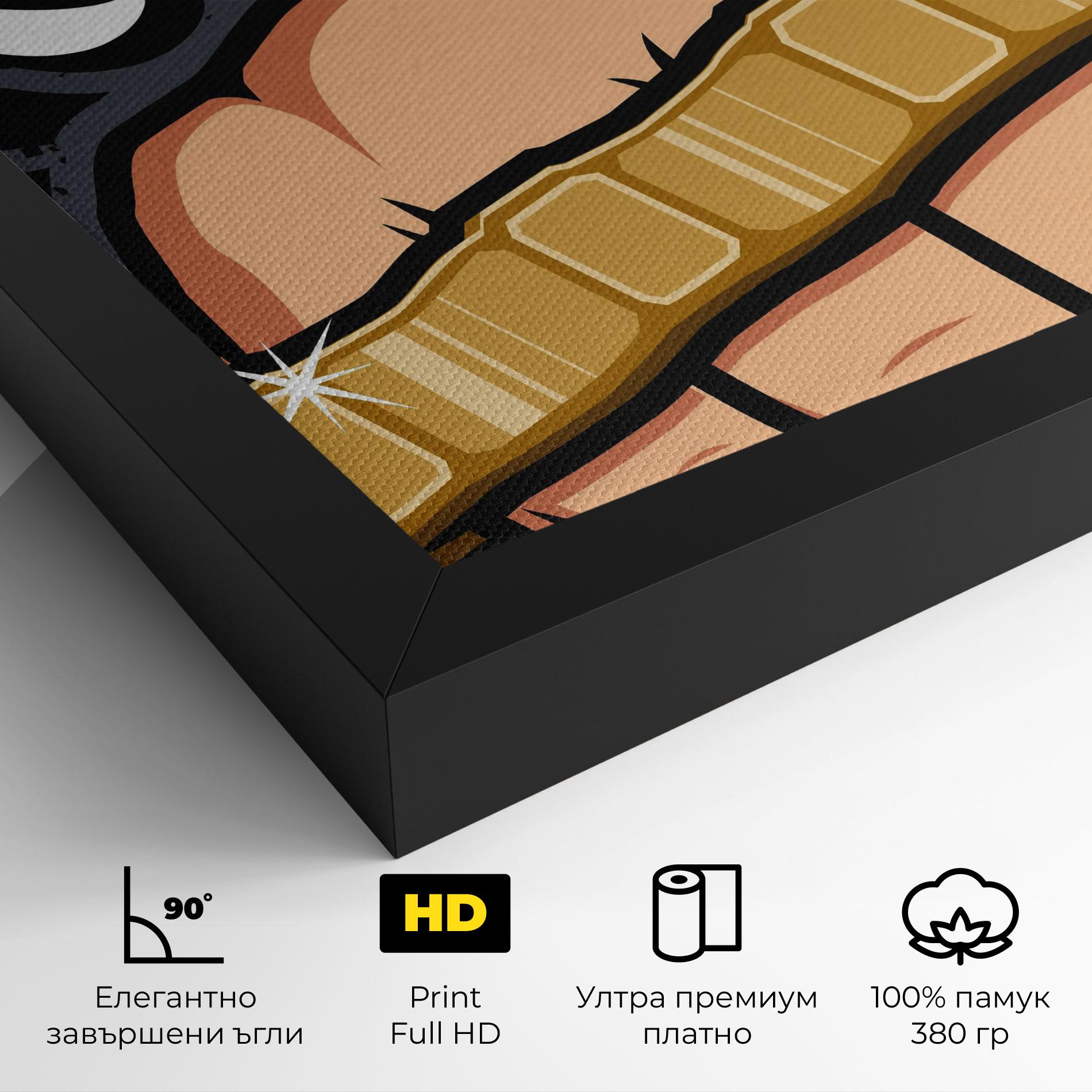 Картина на платно Knuckles mockup 4