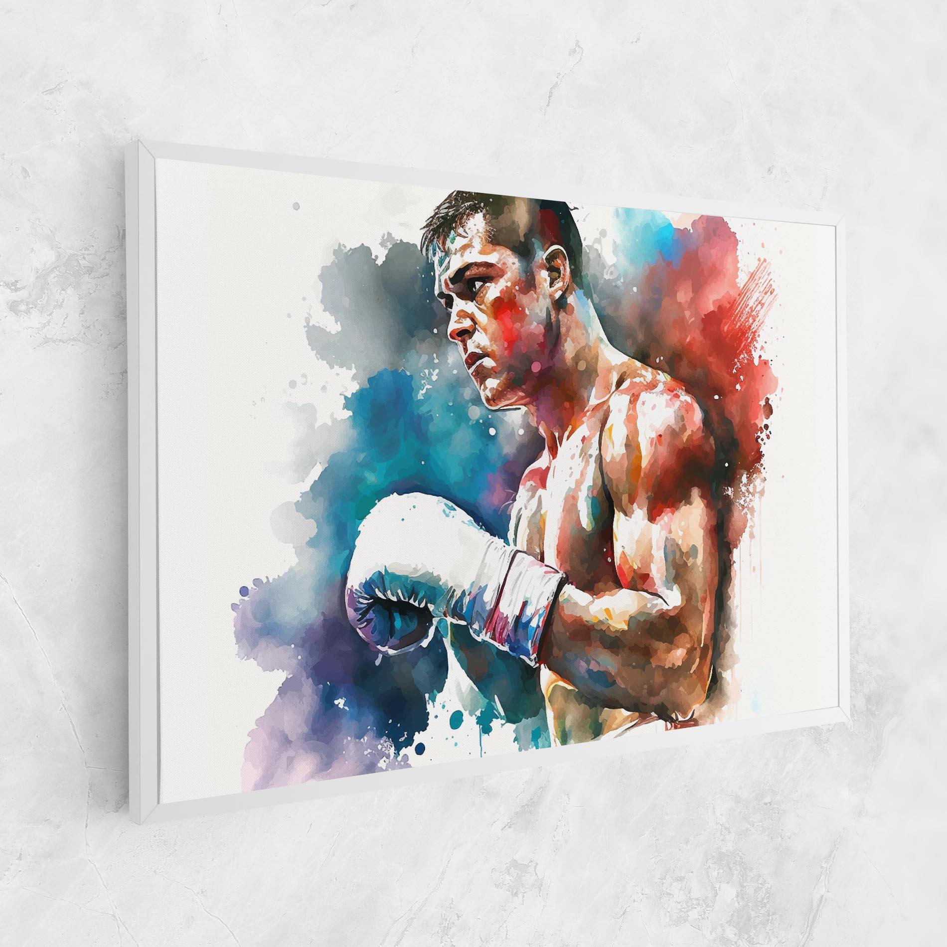 Картина на платно Boxing Red Blue mockup 1