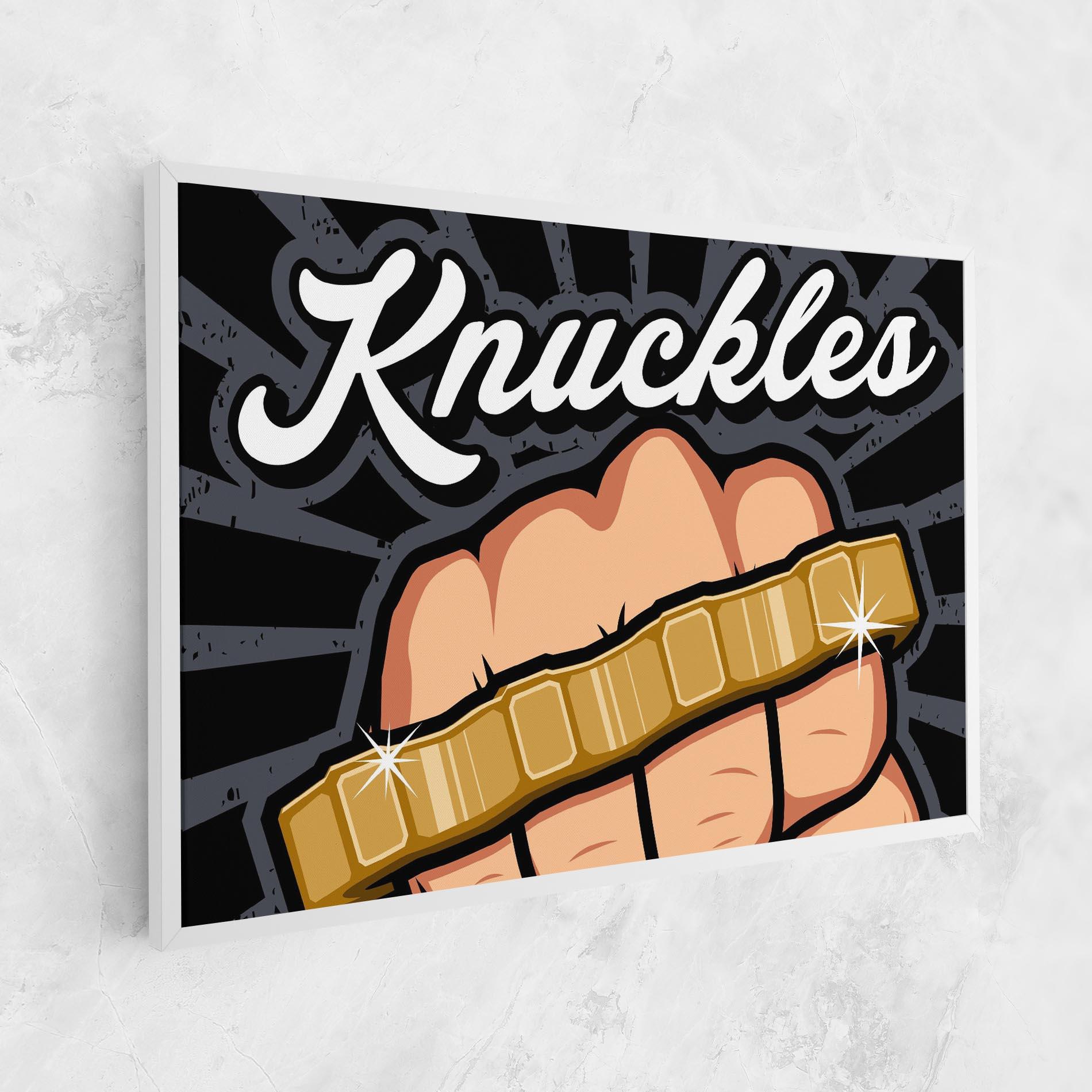 Картина на платно Knuckles mockup 1