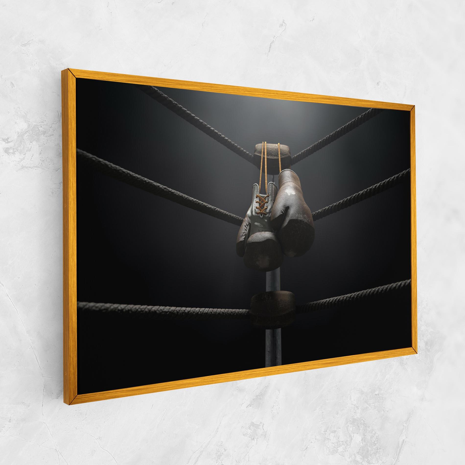 Картина на платно Black Boxing Glove mockup 1