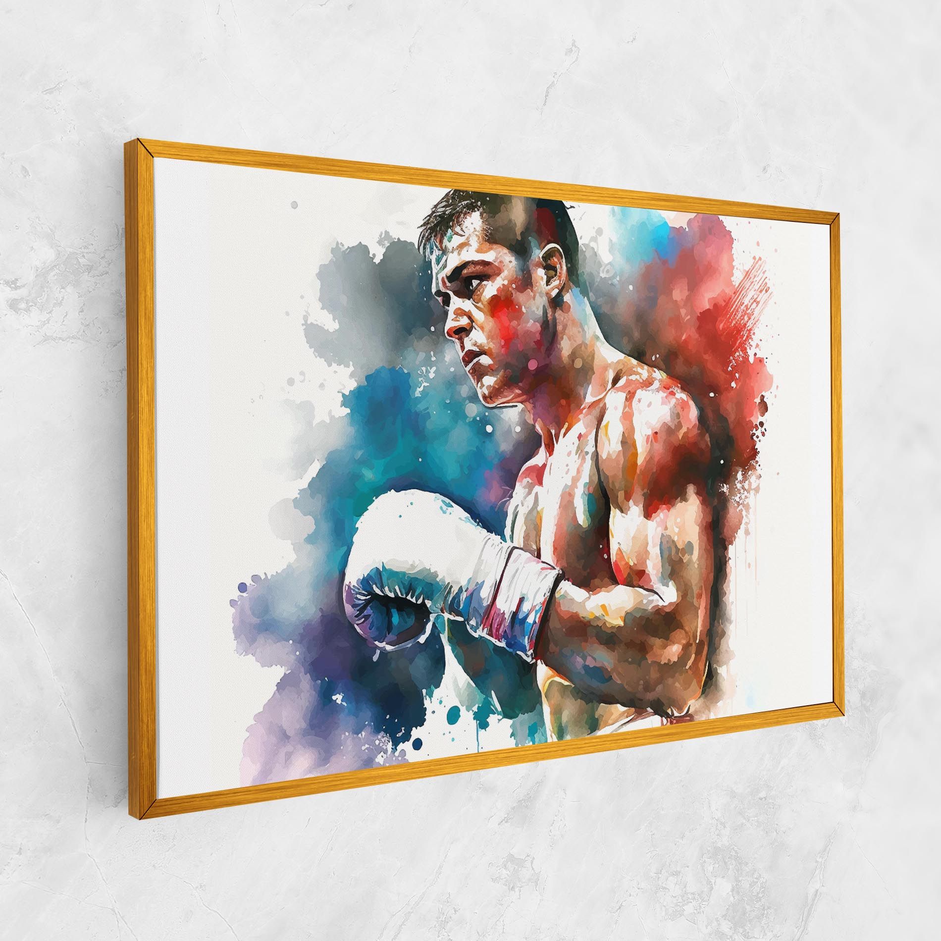Boxing Red Blue mockup 1