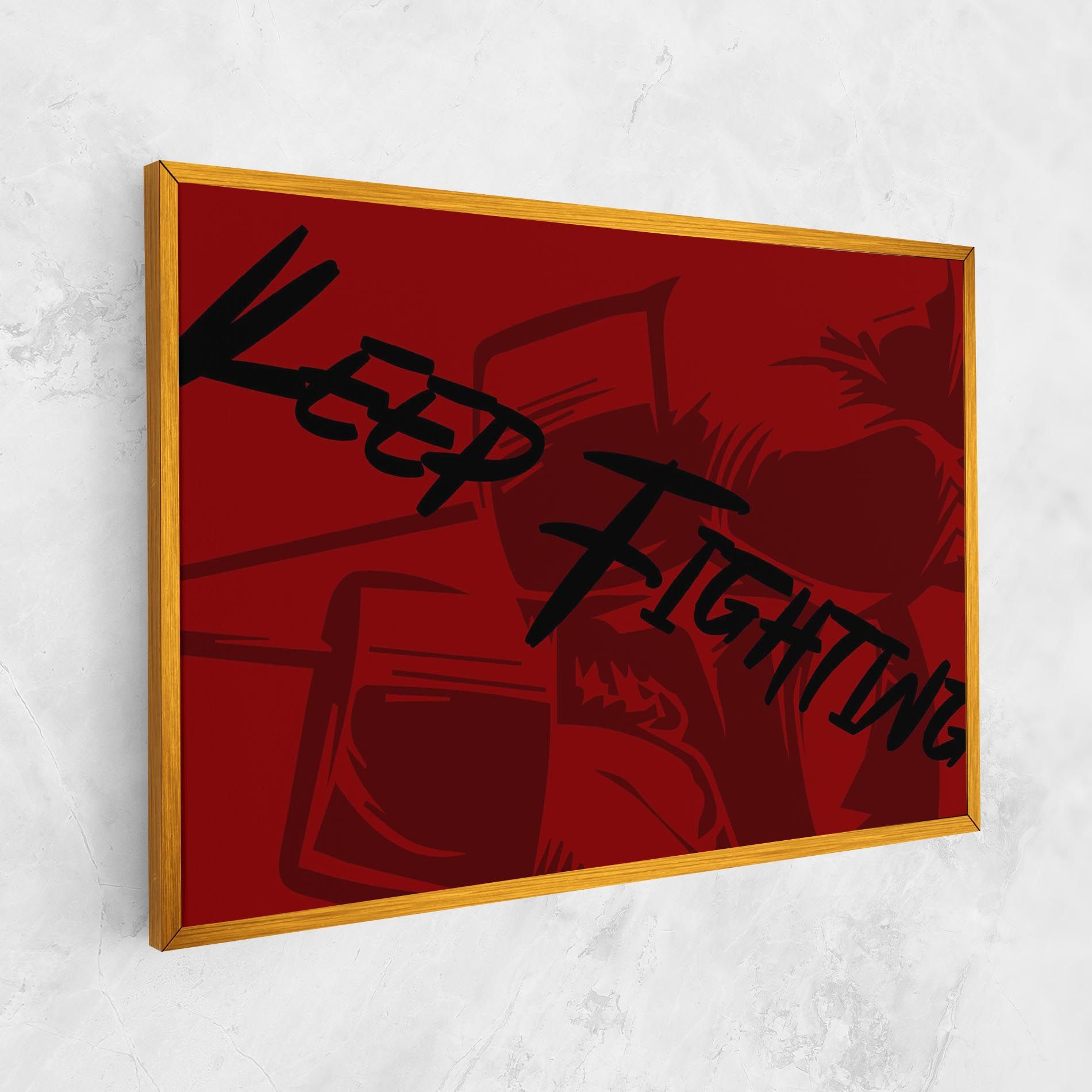 Keep Fighting mockup 1
