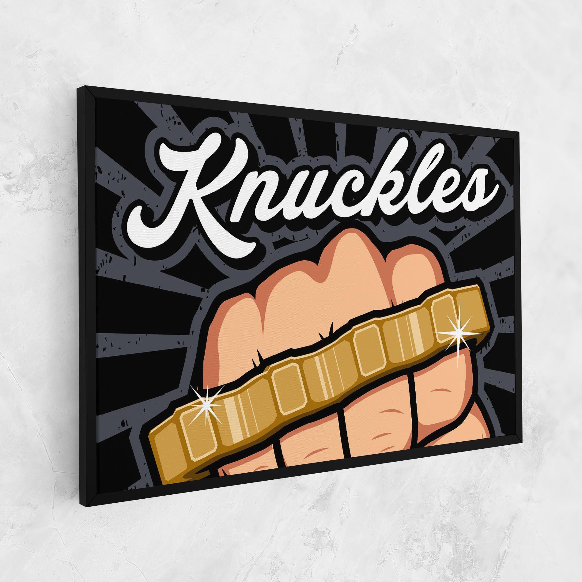 Картина на платно Knuckles mockup 1