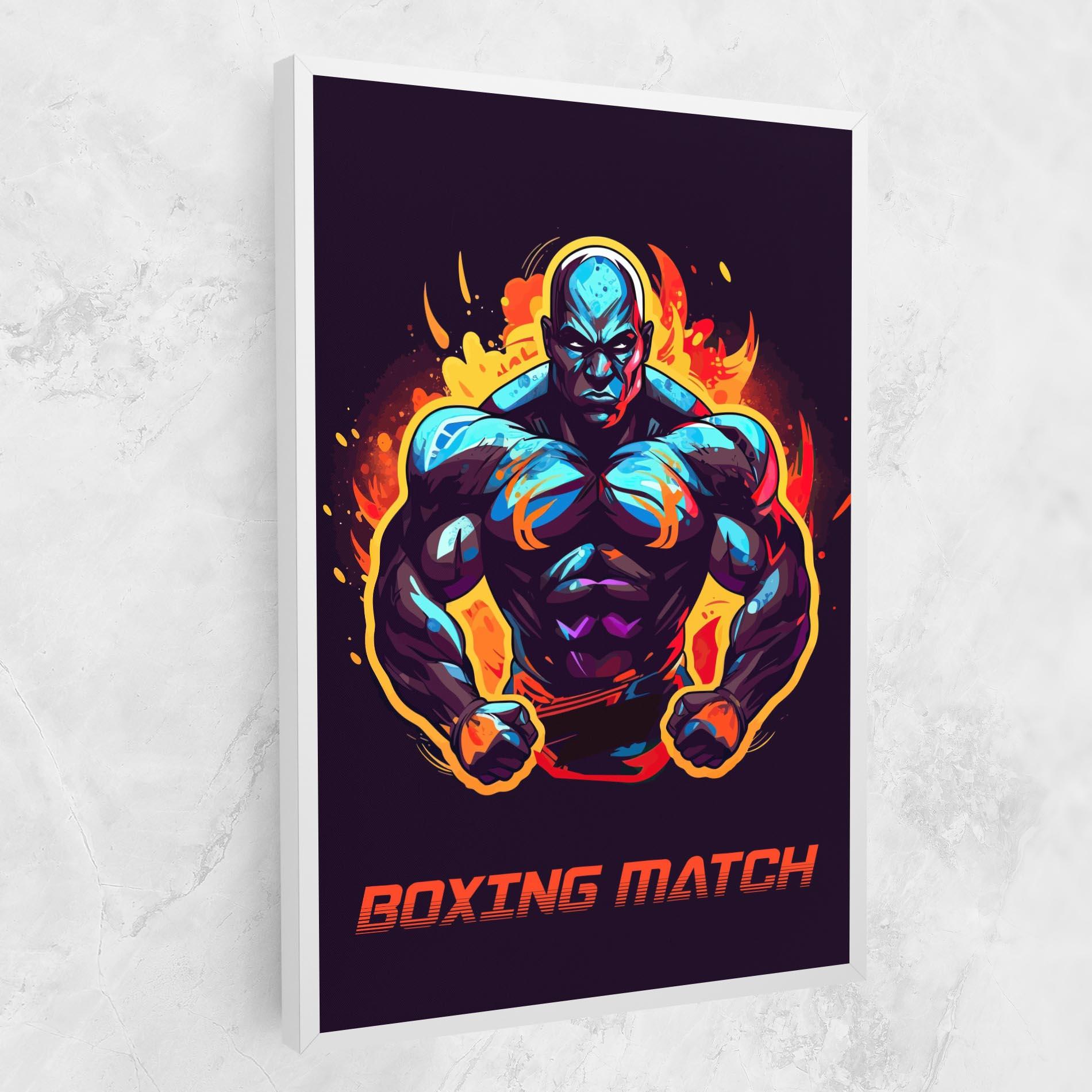Картина на платно Boxing Strong Match mockup 1