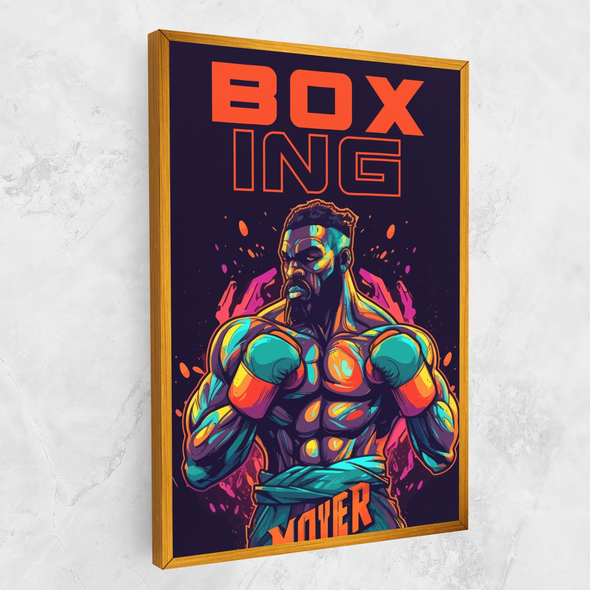 Картина на платно Box Ing mockup 1