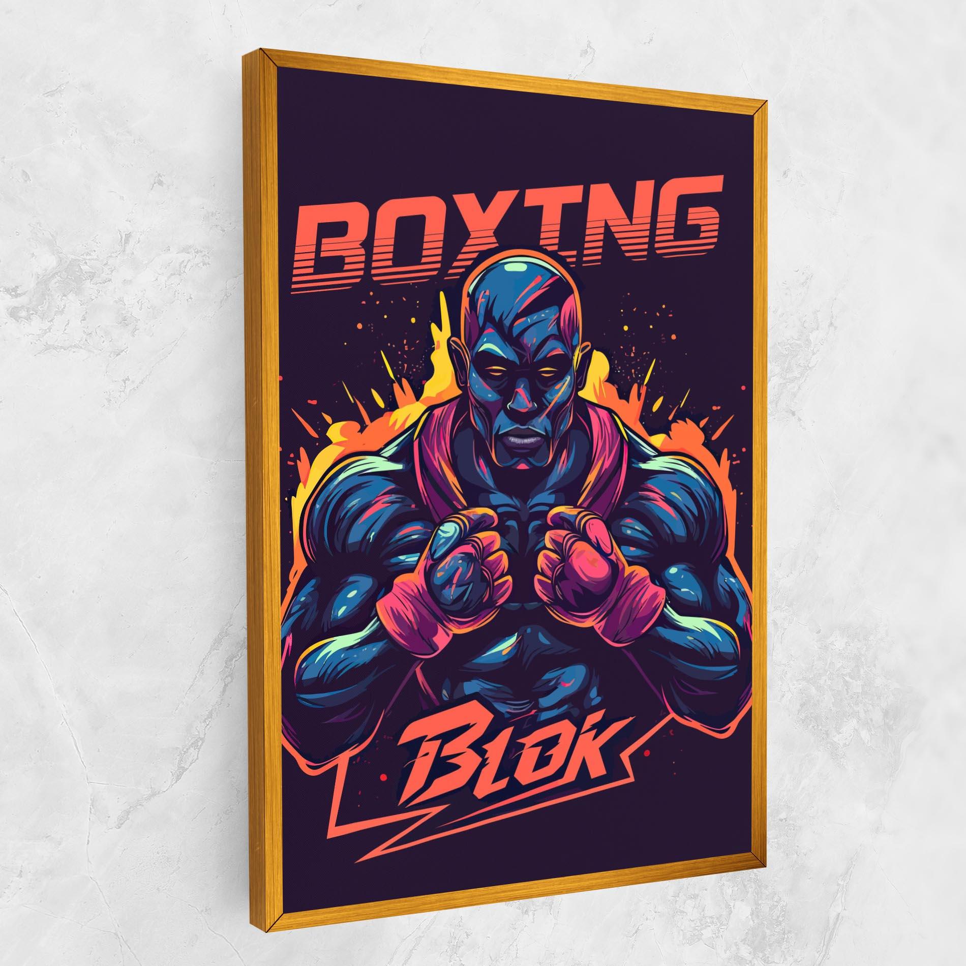 Картина на платно Boxing Blok mockup 1