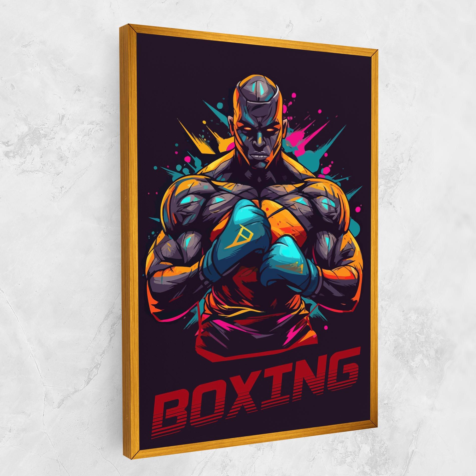Картина на платно Boxing Strong mockup 1