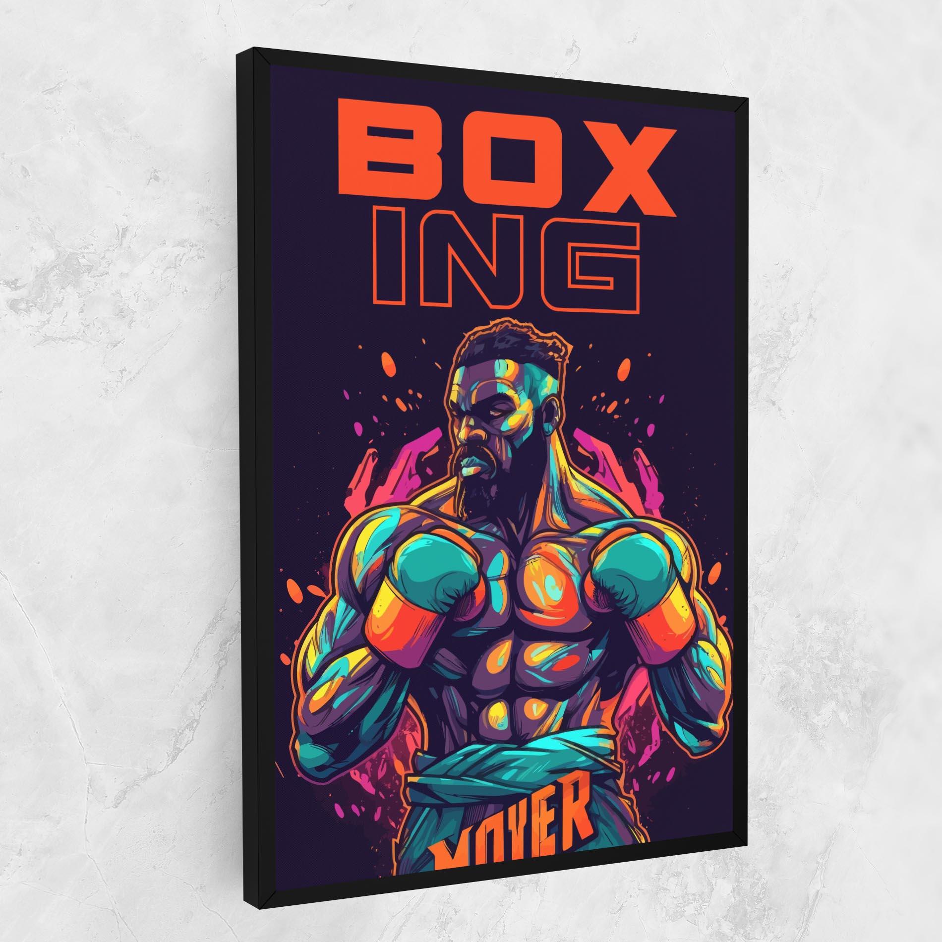 Картина на платно Box Ing mockup 1
