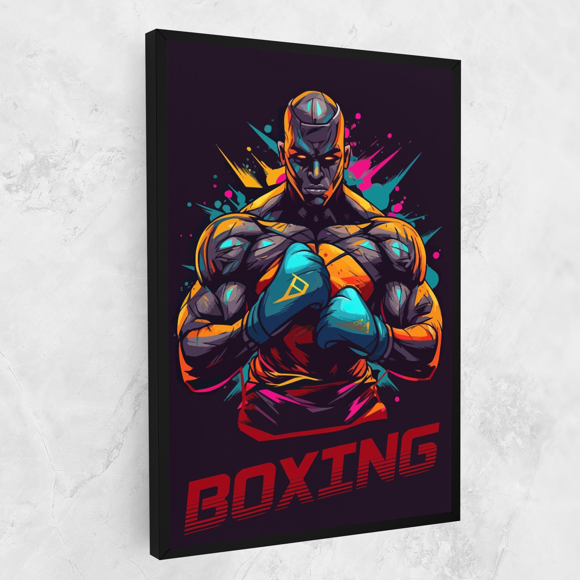 Картина на платно Boxing Strong mockup 1