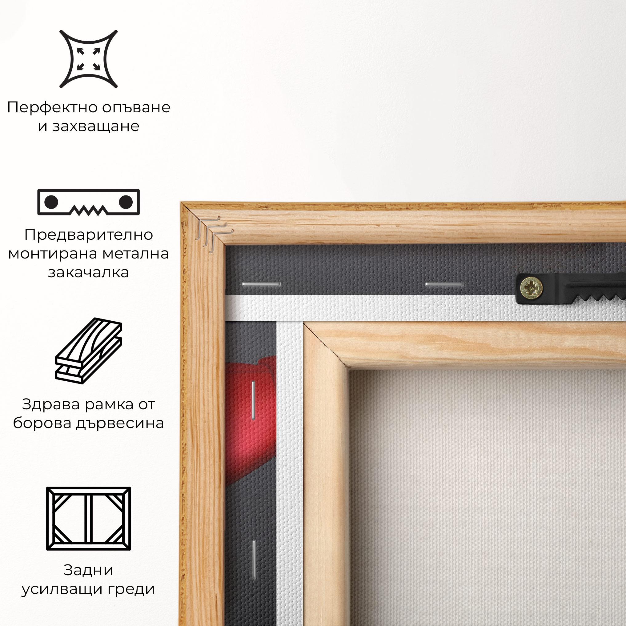 Картина на платно Box Explosion mockup 5