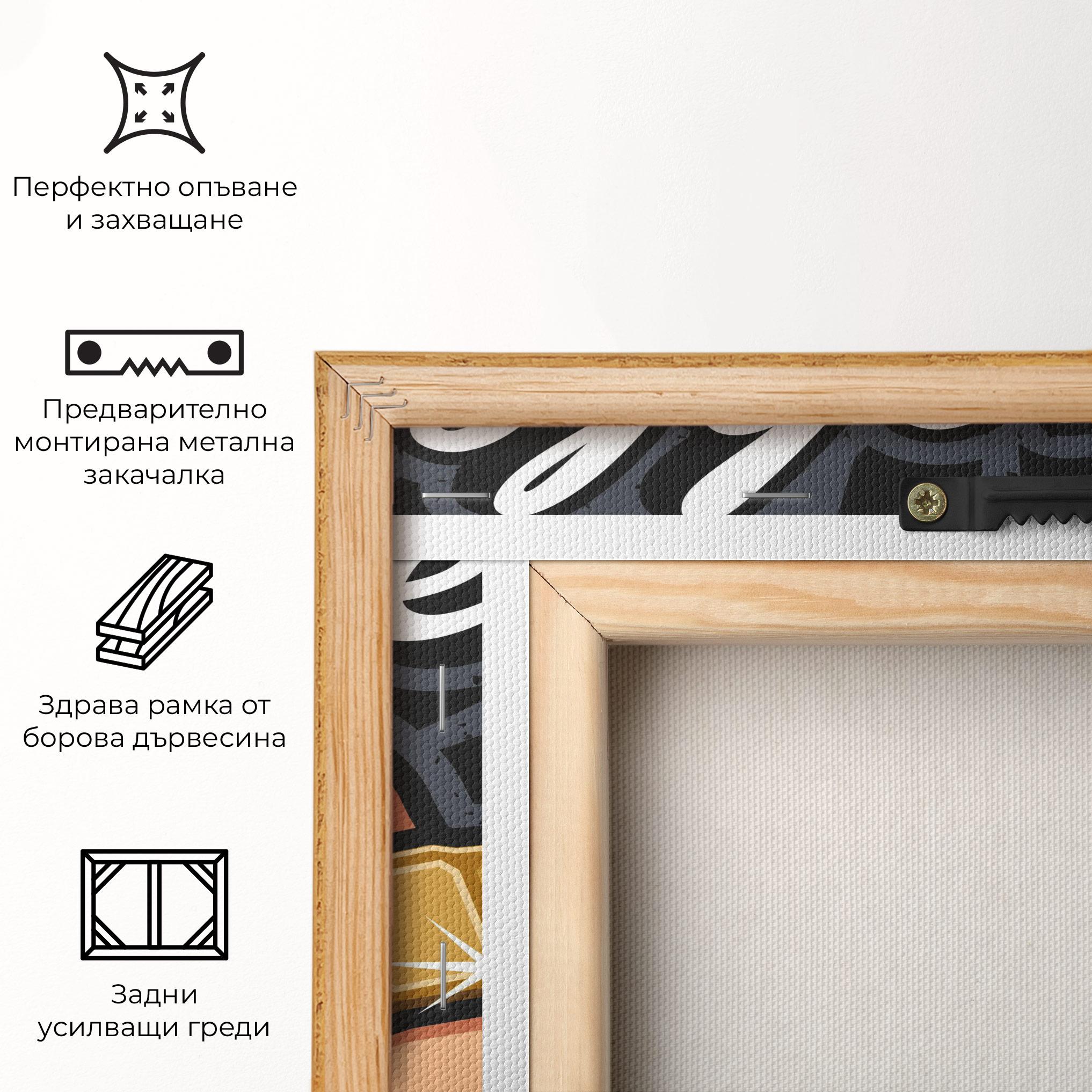 Картина на платно Knuckles mockup 5