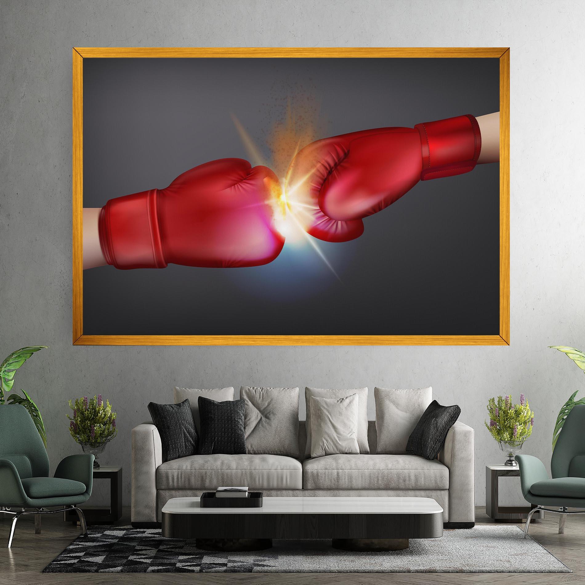 Картина на платно Box Explosion mockup 7