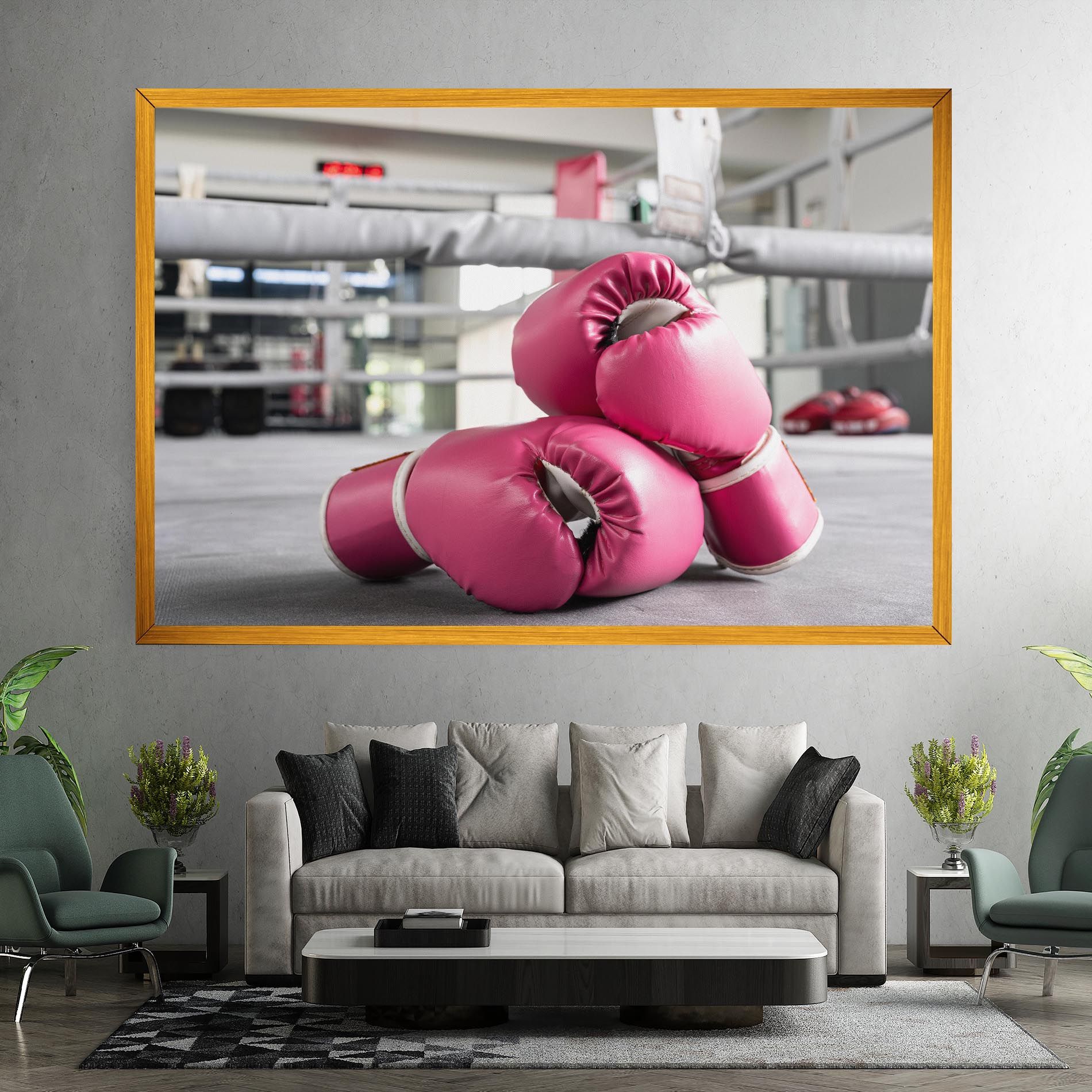 Pink Boxing Gloves mockup 7