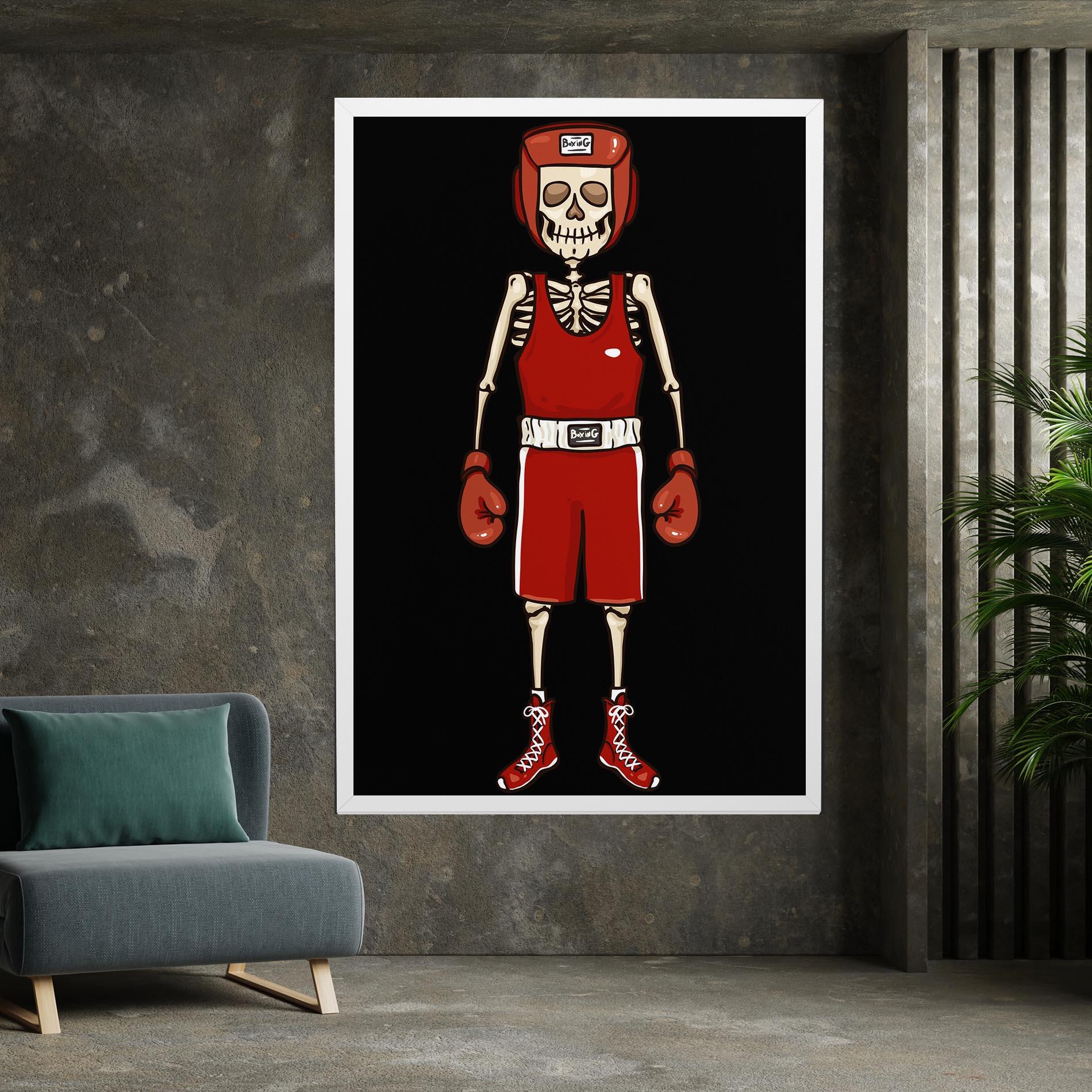 Картина на платно Bones Box mockup 7