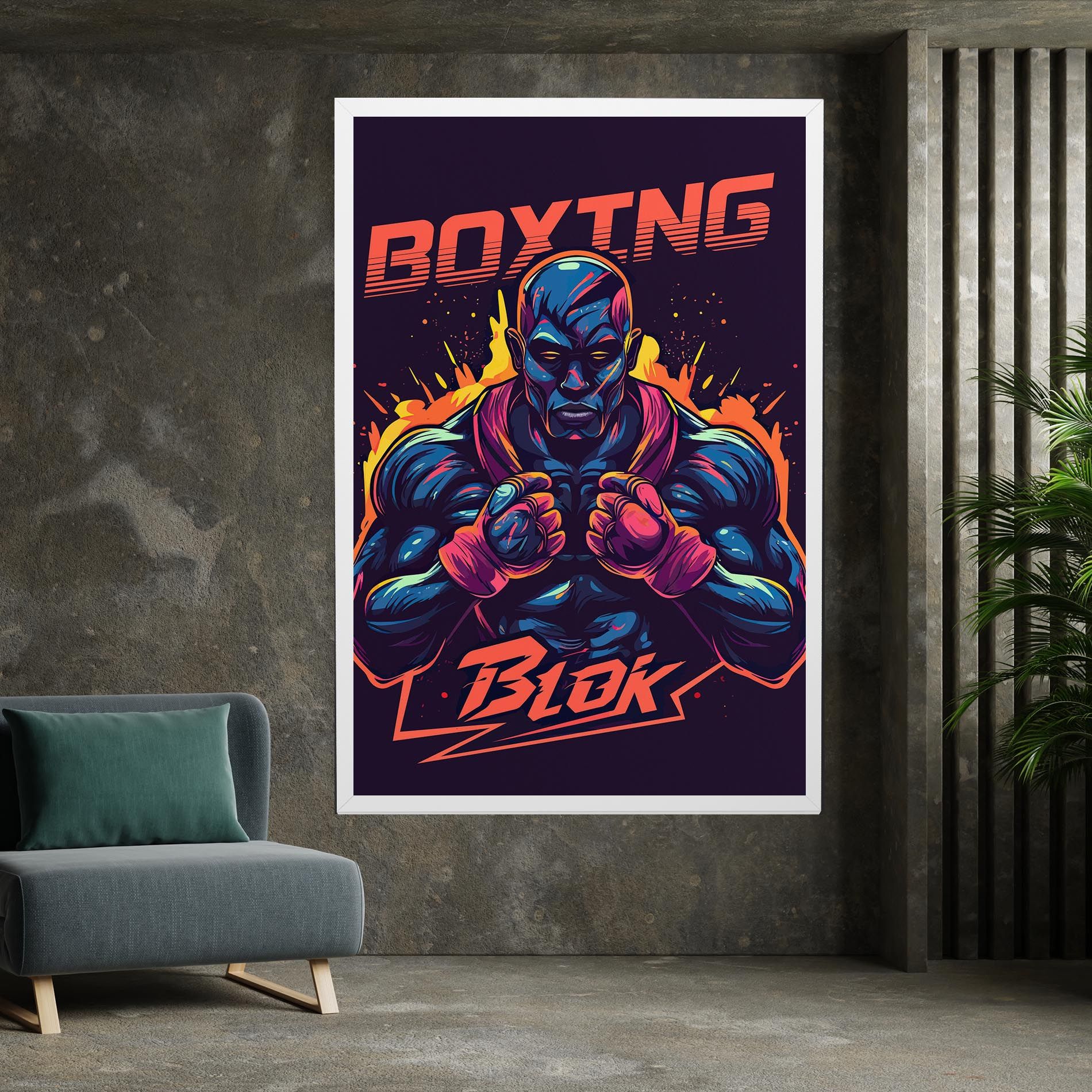 Boxing Blok mockup 7