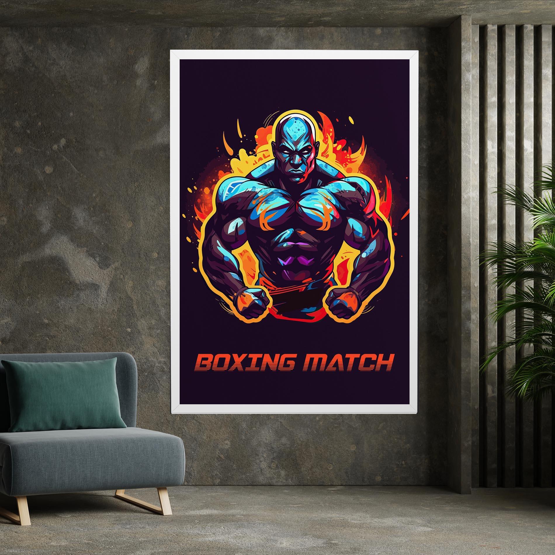 Картина на платно Boxing Strong Match mockup 7