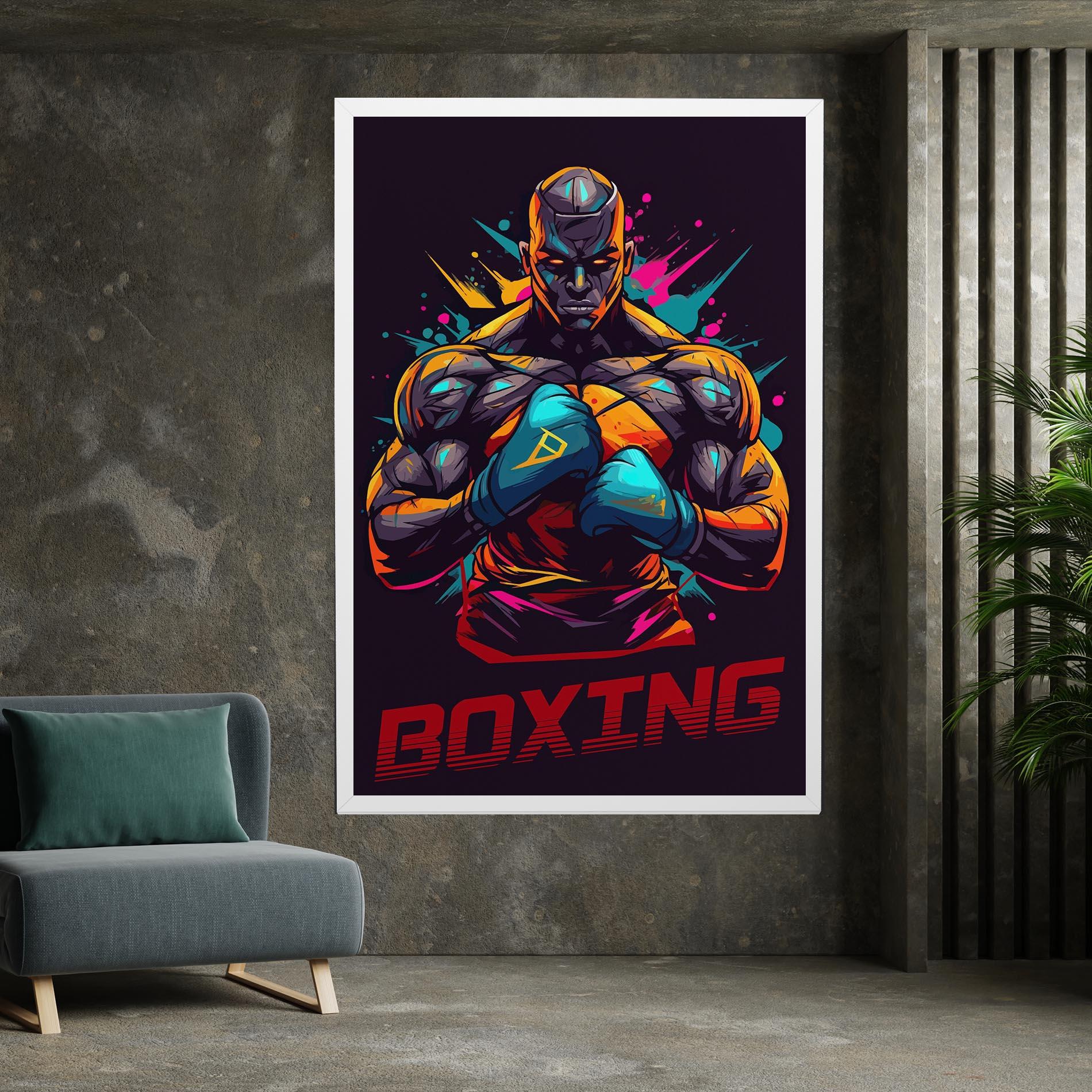 Картина на платно Boxing Strong mockup 7