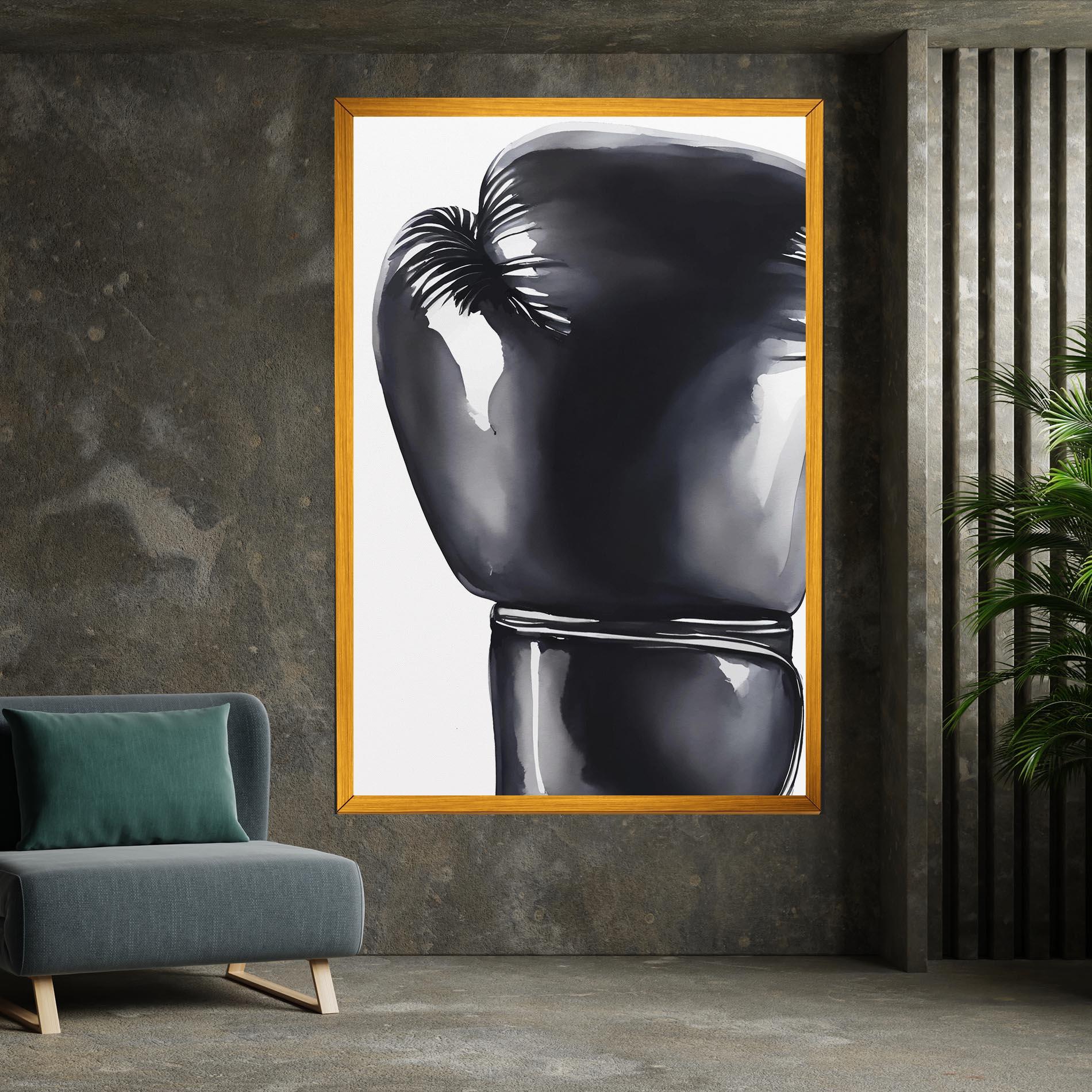 Картина на платно Black Box Glove mockup 7