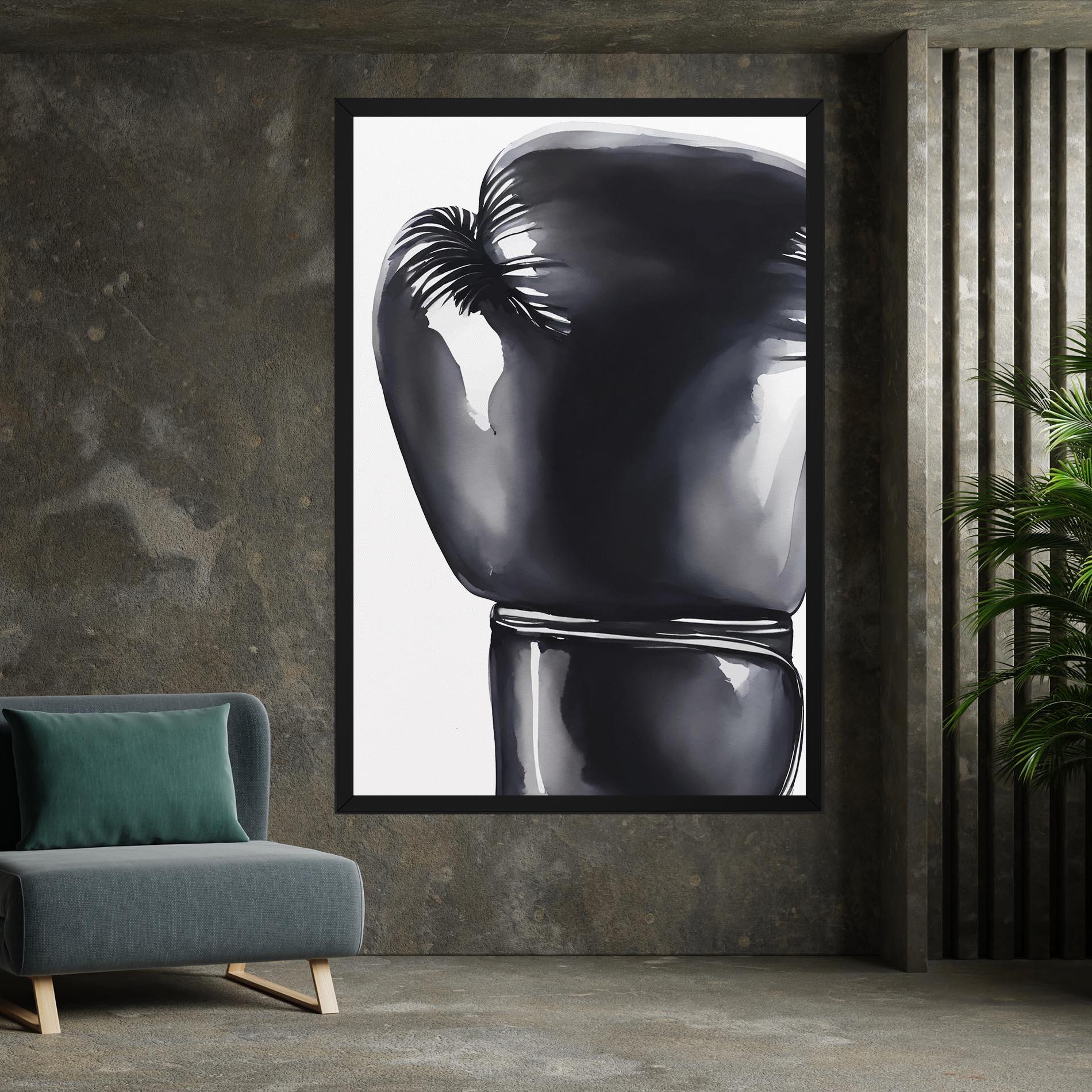 Картина на платно Black Box Glove mockup 7